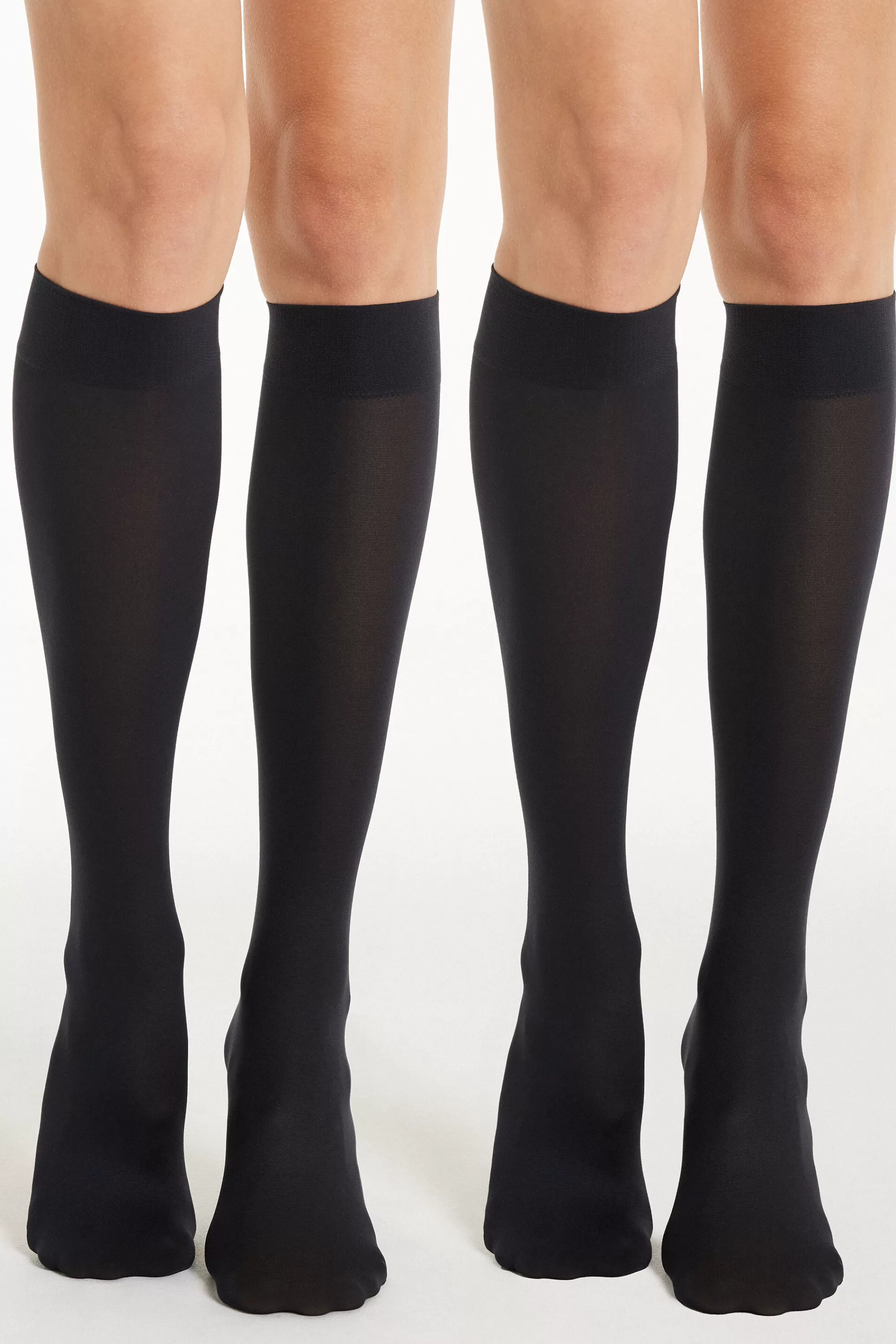 Store 2 Paia Gambaletti In Microfibra 50 Denari - Calzini E Fantasmini - Donna | Calzini e Fantasmini