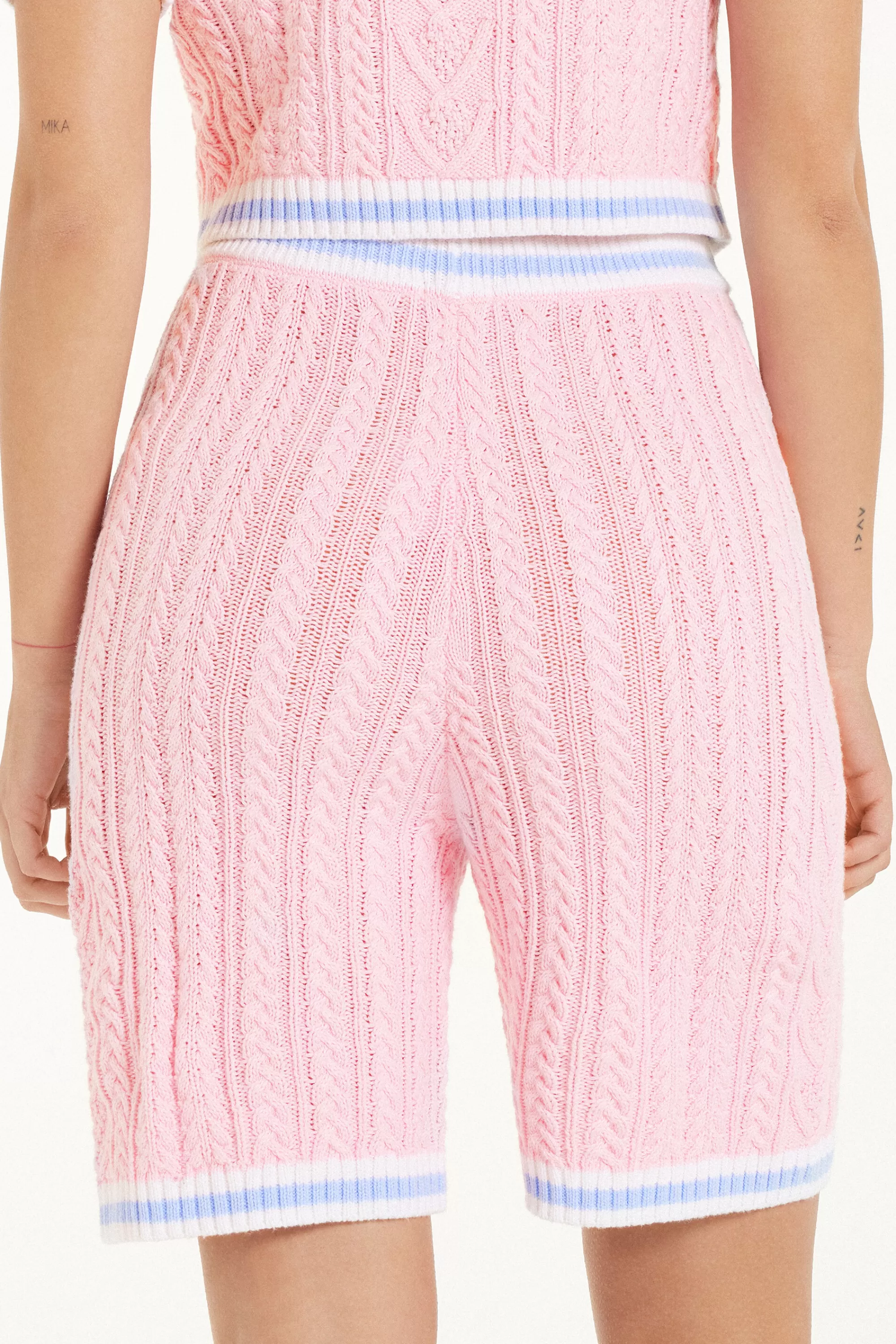 Outlet Bermuda Tessuto Calato Treccia Con Tasche - Shorts - Donna | Shorts