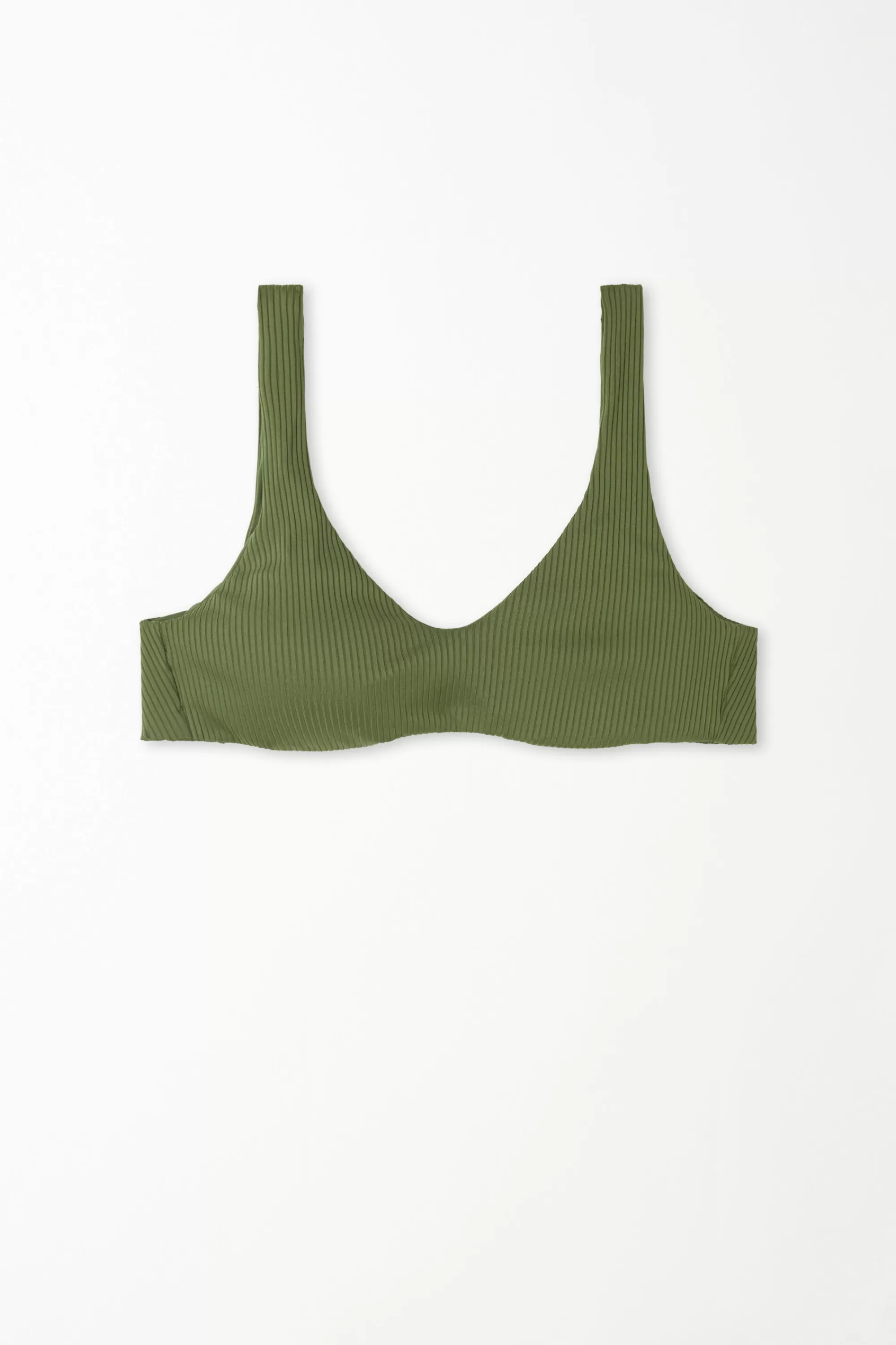 New Bikini Bra Top Imbottitura Estraibile Microfibra Riciclata Costine - Bikini Top - Donna | Bikini | Bikini Top