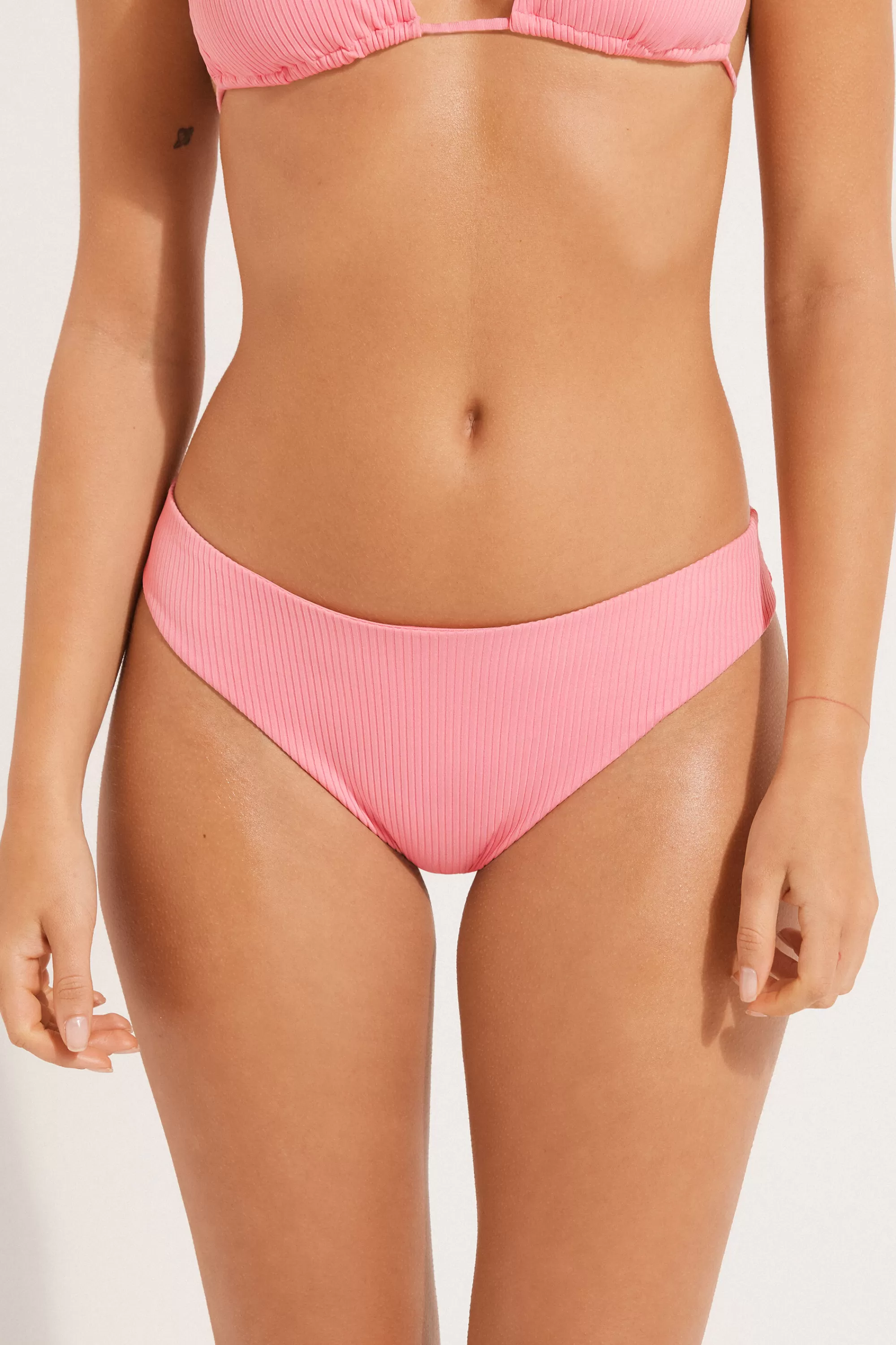 Best Bikini Brasiliano Sgambato Stondato Microfibra Riciclata Costine - Brasiliano - Donna | Bikini | Bikini Slip