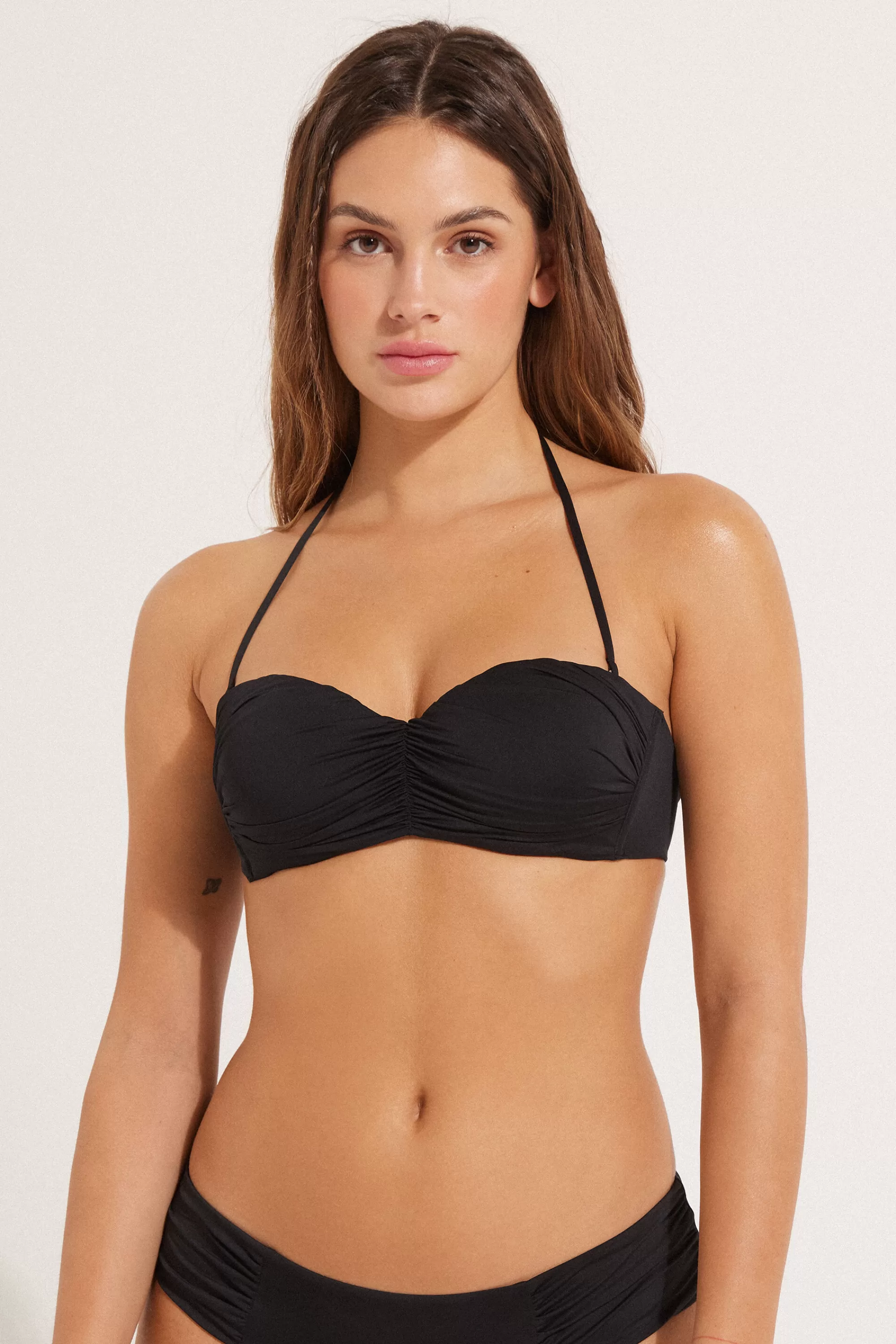 Sale Bikini Fascia Imbottita Con Arriccio Microfibra Riciclata - Fascia - Donna | Bikini | Bikini Top