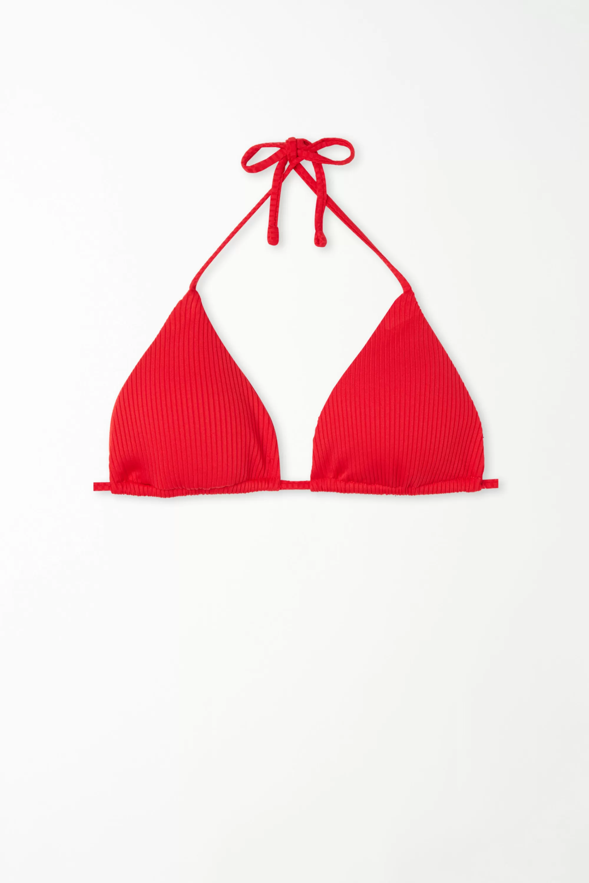 Store Bikini Triangolo Coppe Estraibili Microfibra Riciclata Costine - Triangolo - Donna | Bikini | Bikini Top