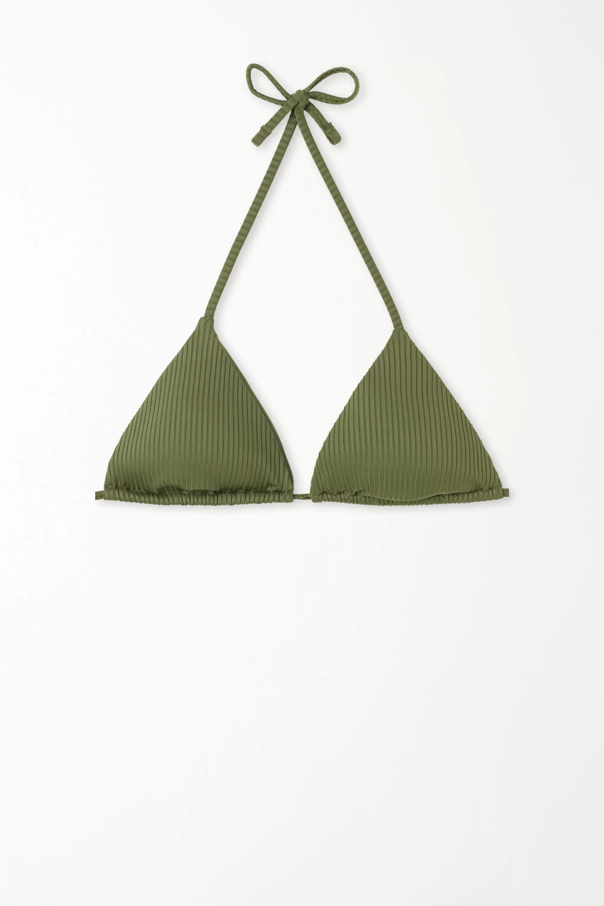Cheap Bikini Triangolo Coppe Estraibili Microfibra Riciclata Costine - Triangolo - Donna | Bikini Top | Bikini