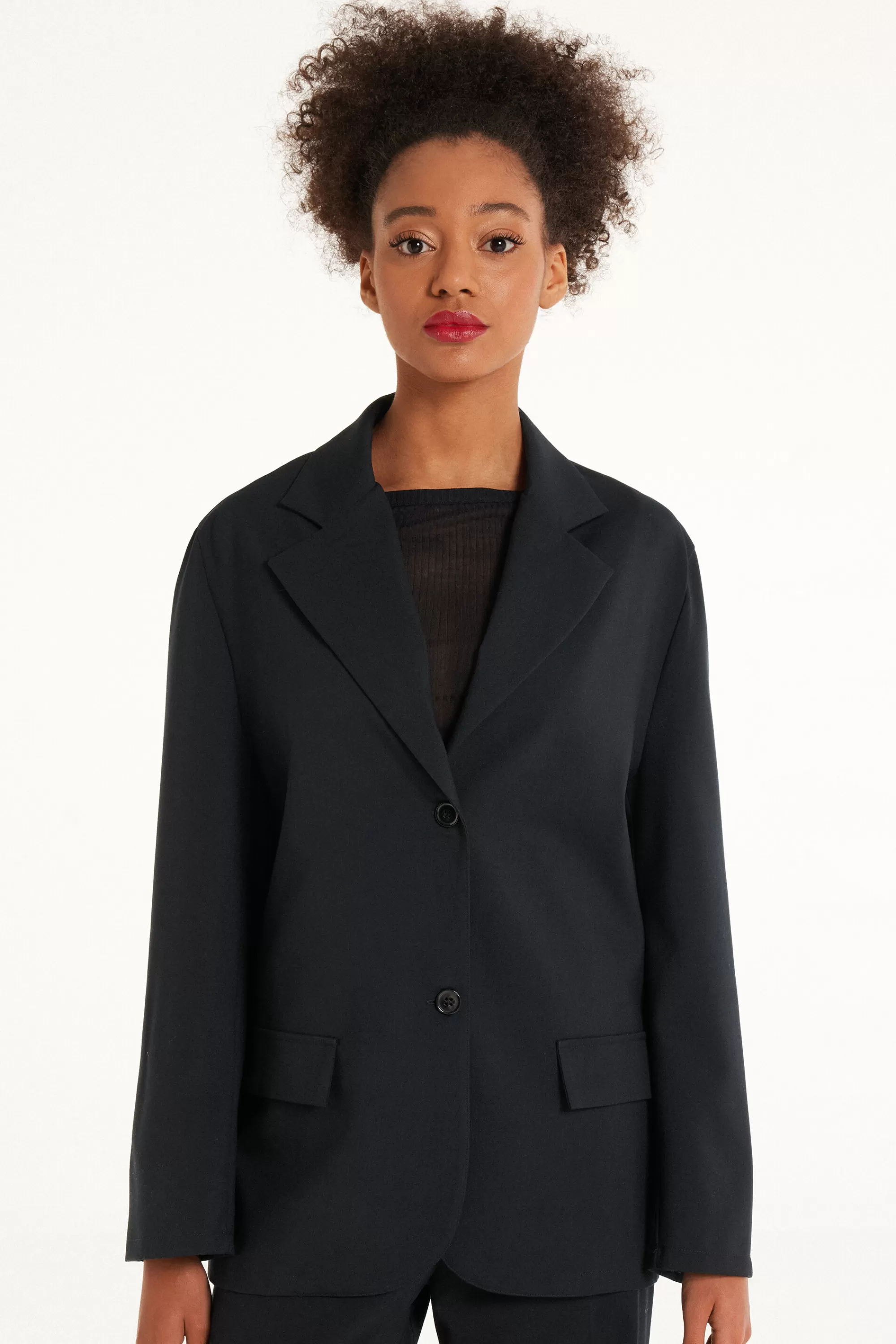 Cheap Blazer Manica Lunga In Tela Over - Giacche E Blazer - Donna | Giacche e Blazer