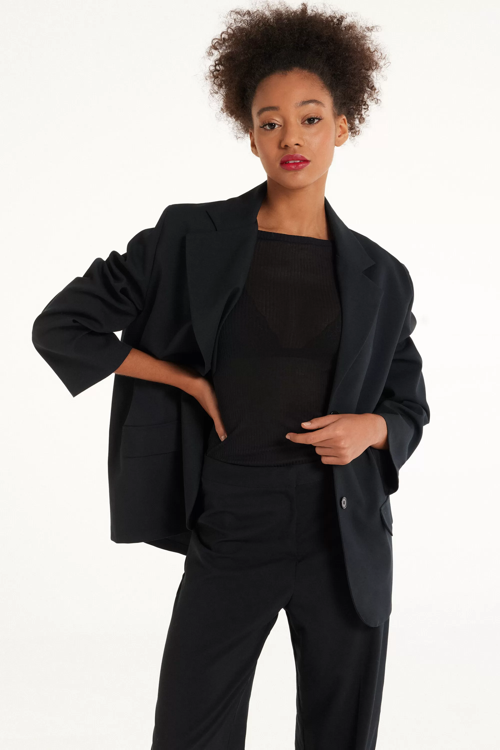 Cheap Blazer Manica Lunga In Tela Over - Giacche E Blazer - Donna | Giacche e Blazer