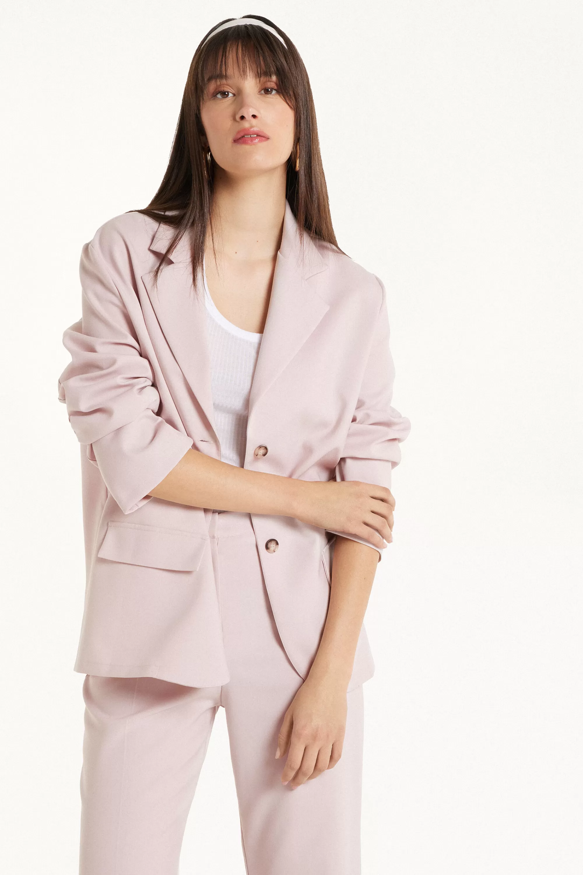 Outlet Blazer Manica Lunga In Tela Over - Giacche E Blazer - Donna | Giacche e Blazer