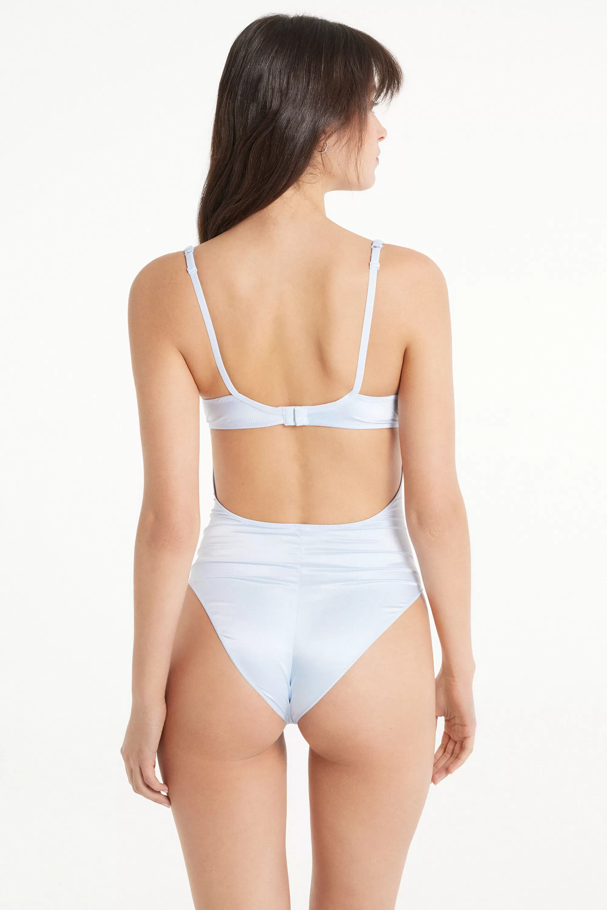 New Body A Balconcino E Spalline Sottili Pastel Baby Satin - Body Intimo - Donna | Lingerie | Completi intimi