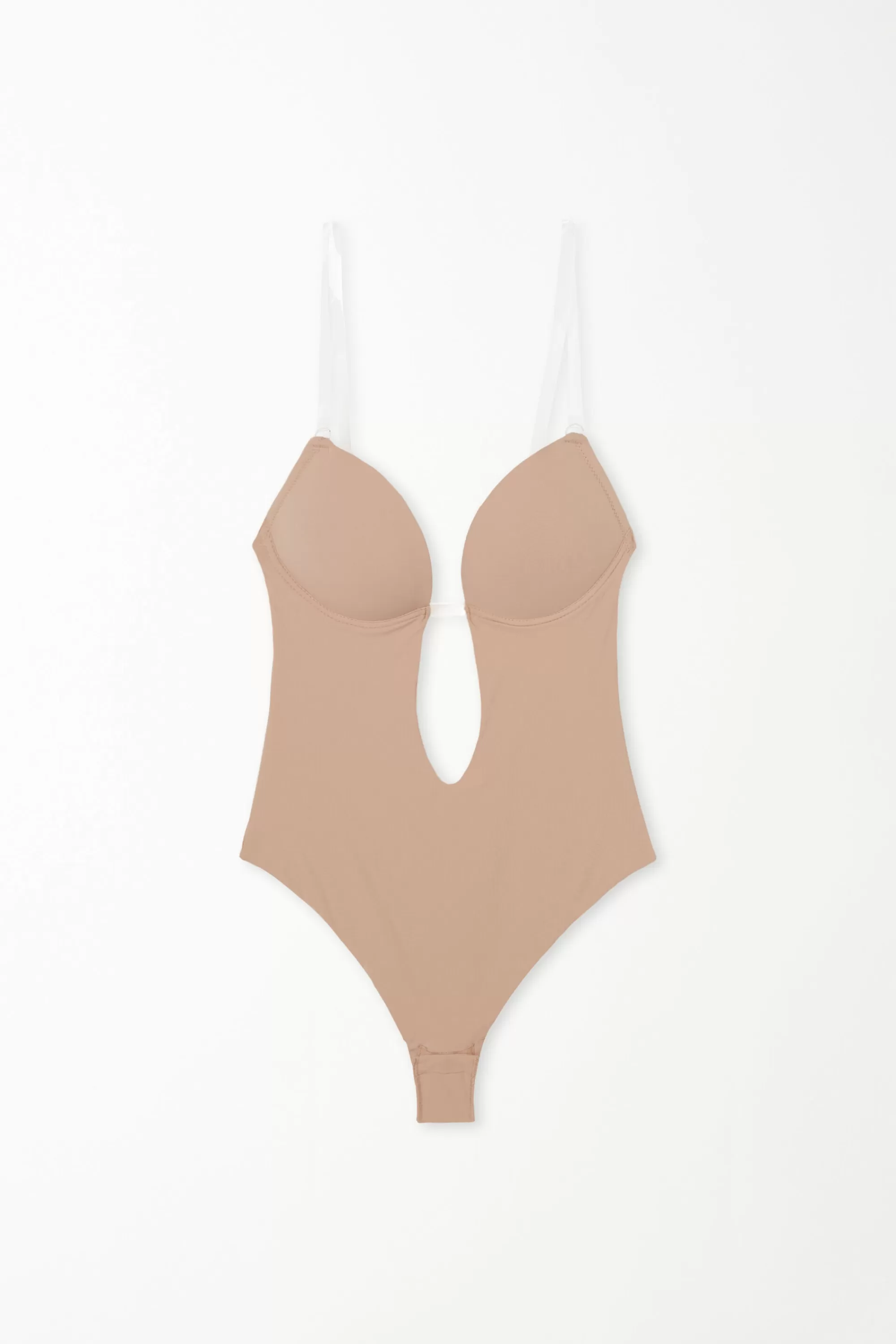 Clearance Body Push-Up Imbottito Con Spalline Silicone Microfibra Riciclata - Body Intimo - Donna | Lingerie
