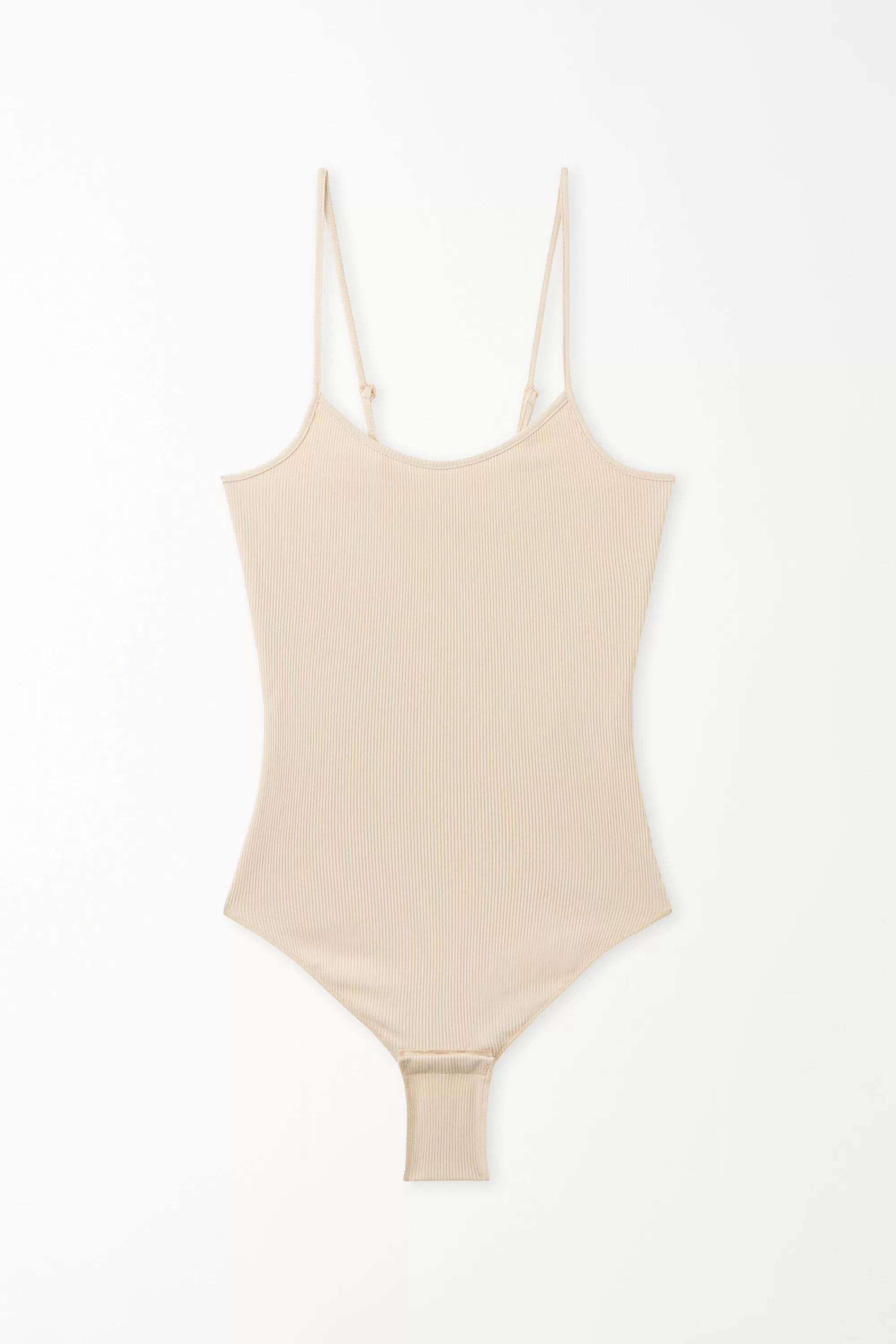 Cheap Body Spalline Sottili In Cotone A Costine - Body - Donna | Body | Lingerie