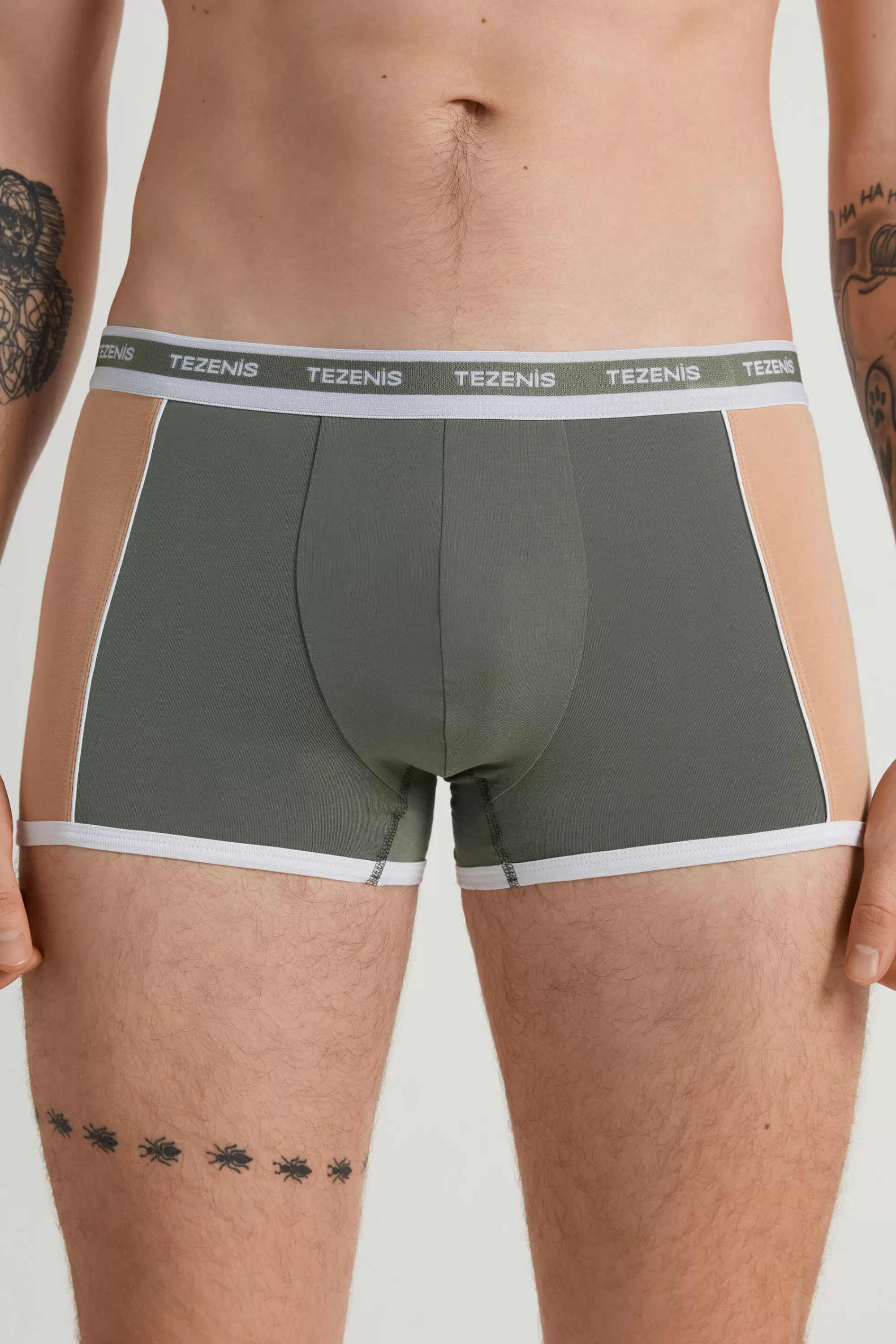 Hot Boxer Cotone Bicolore Con Elastico Logato - Boxer - Uomo | Boxer