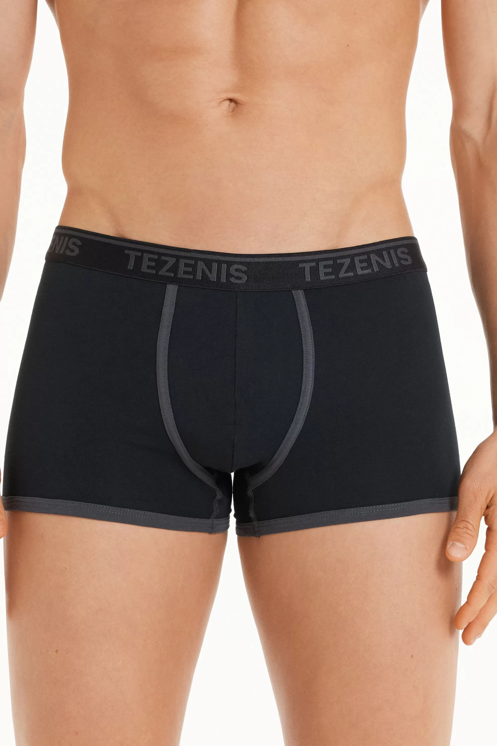 Best Boxer In Cotone Bordi A Contrasto Con Logo - Boxer - Uomo | Boxer