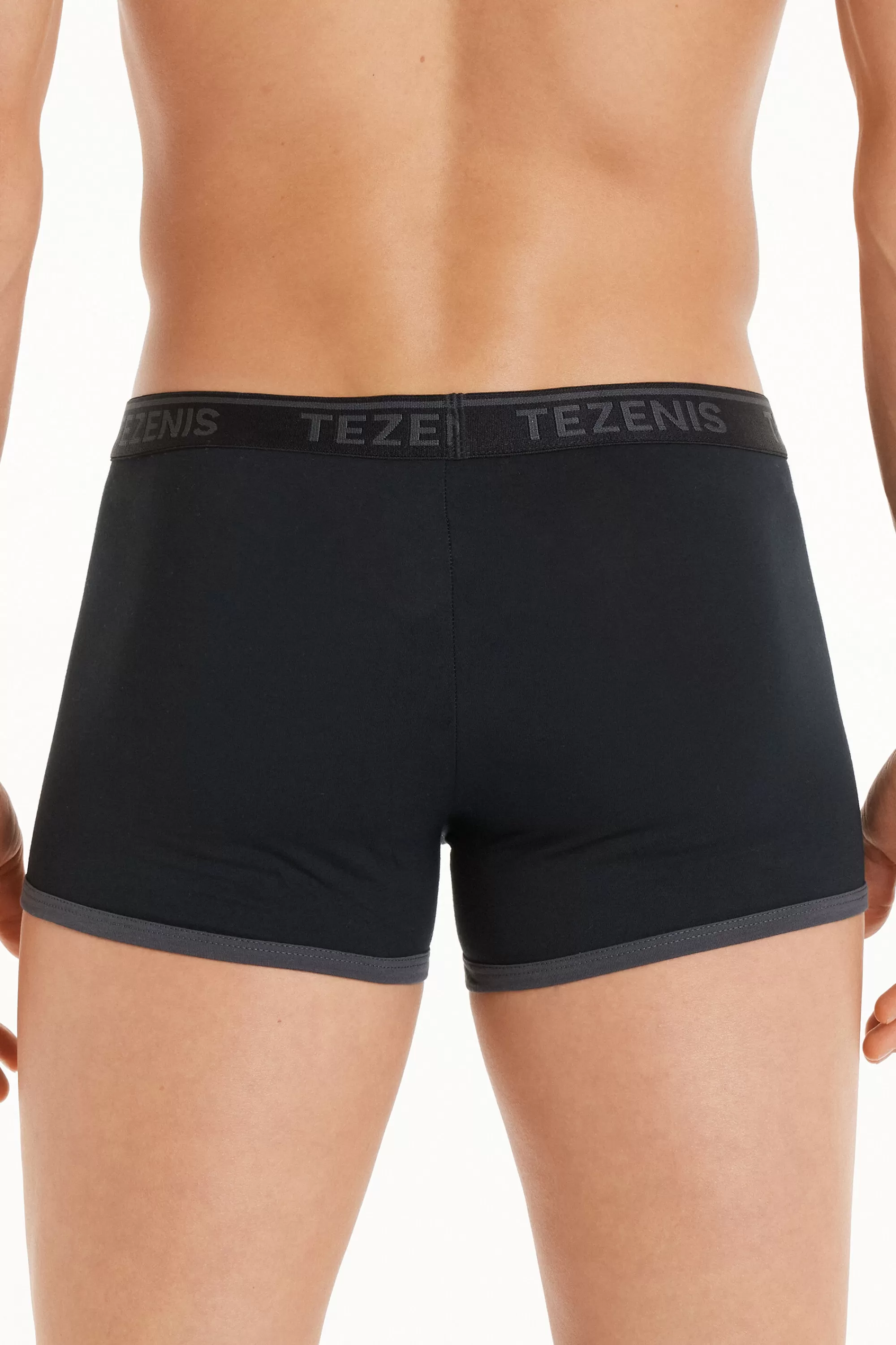 Best Boxer In Cotone Bordi A Contrasto Con Logo - Boxer - Uomo | Boxer