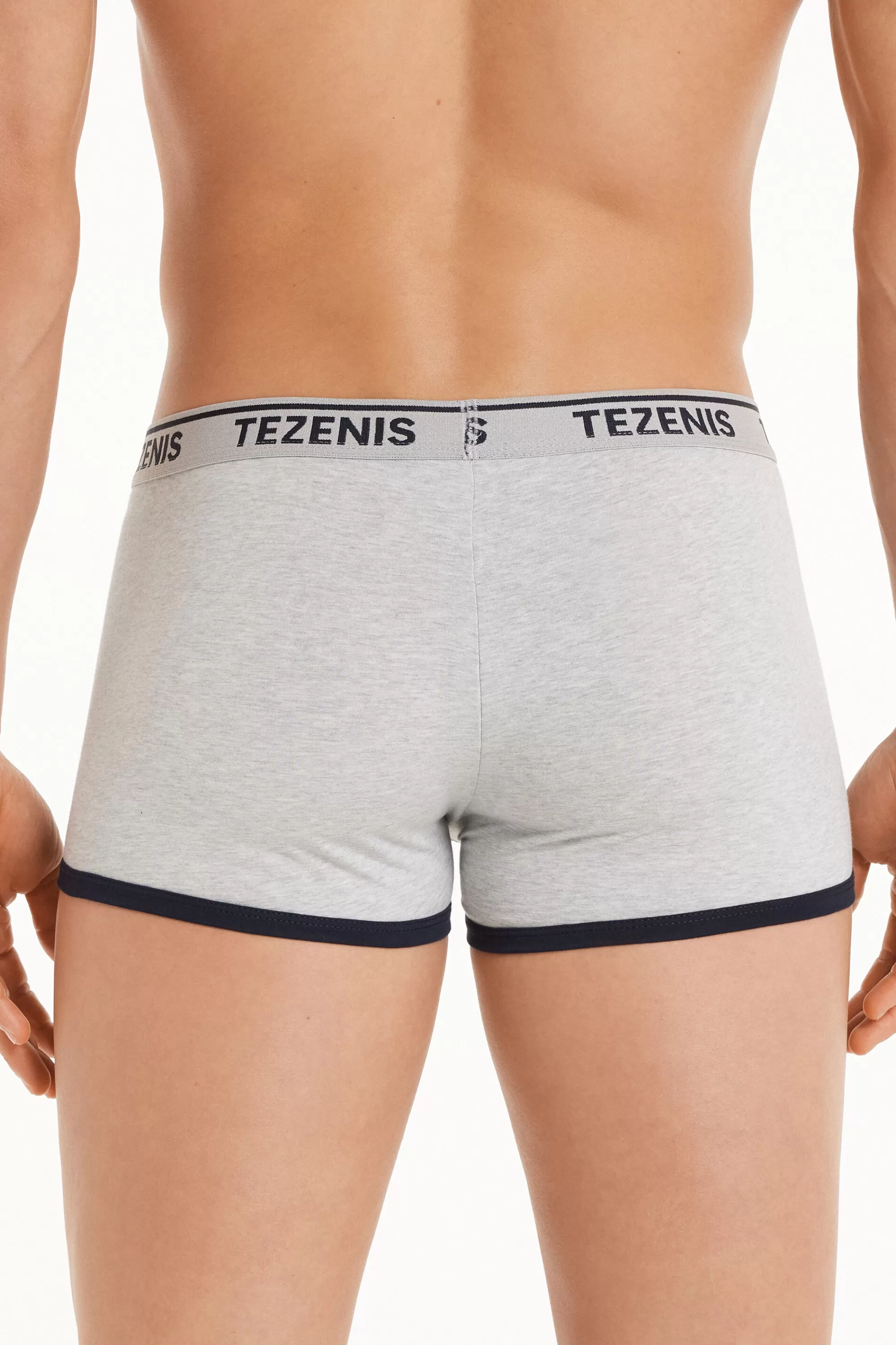 Flash Sale Boxer In Cotone Bordi A Contrasto Con Logo - Boxer - Uomo | Boxer