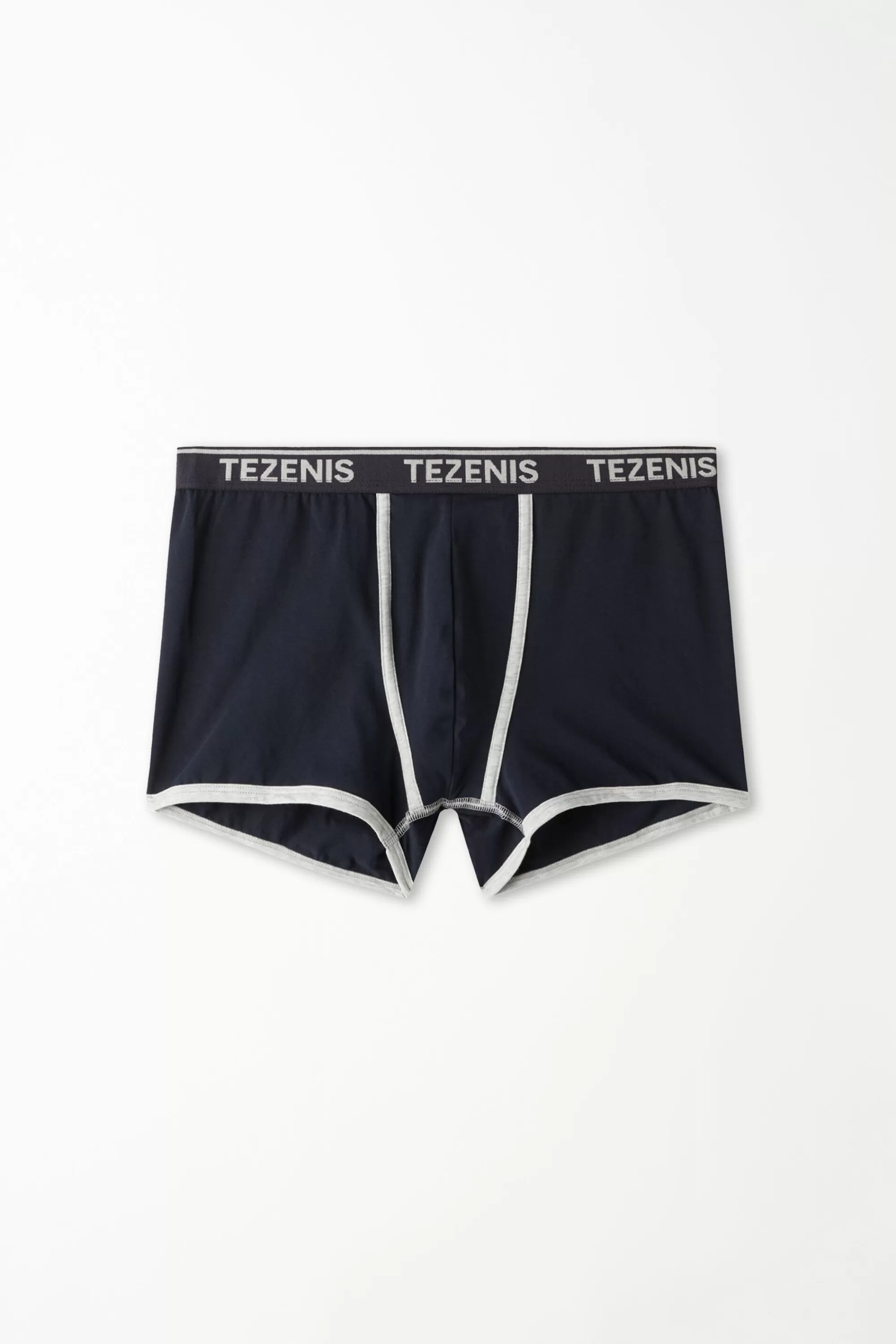 Discount Boxer In Cotone Bordi A Contrasto Con Logo - Boxer - Uomo | Boxer