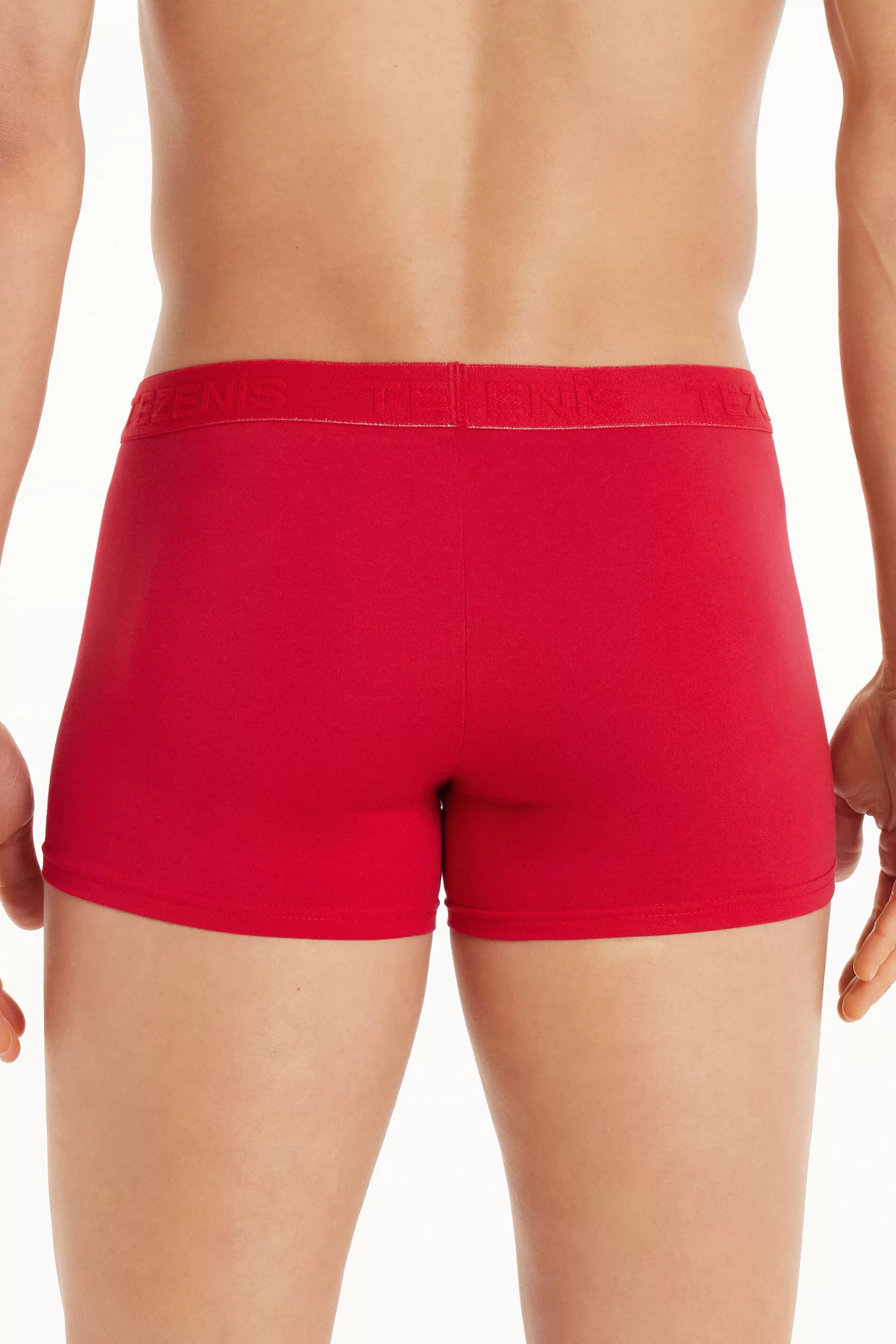 Hot Boxer In Cotone Cuciture A Contrasto Con Logo - Boxer - Uomo | Boxer