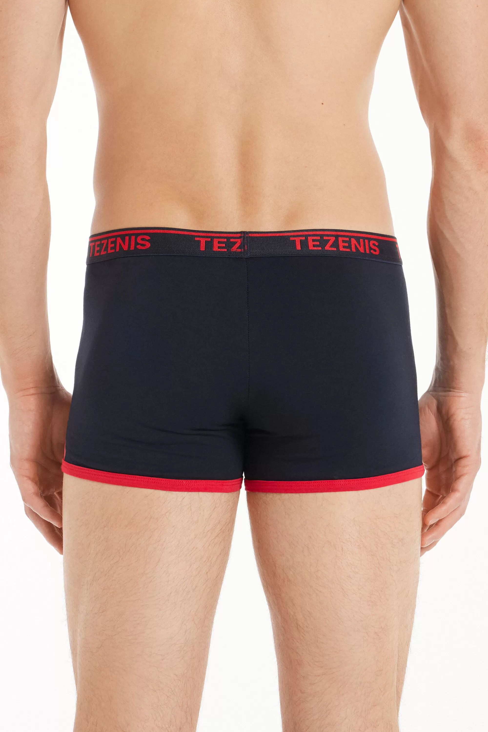 Flash Sale Boxer In Cotone Stampato Bordi A Contrasto Con Logo - Boxer - Uomo | Boxer