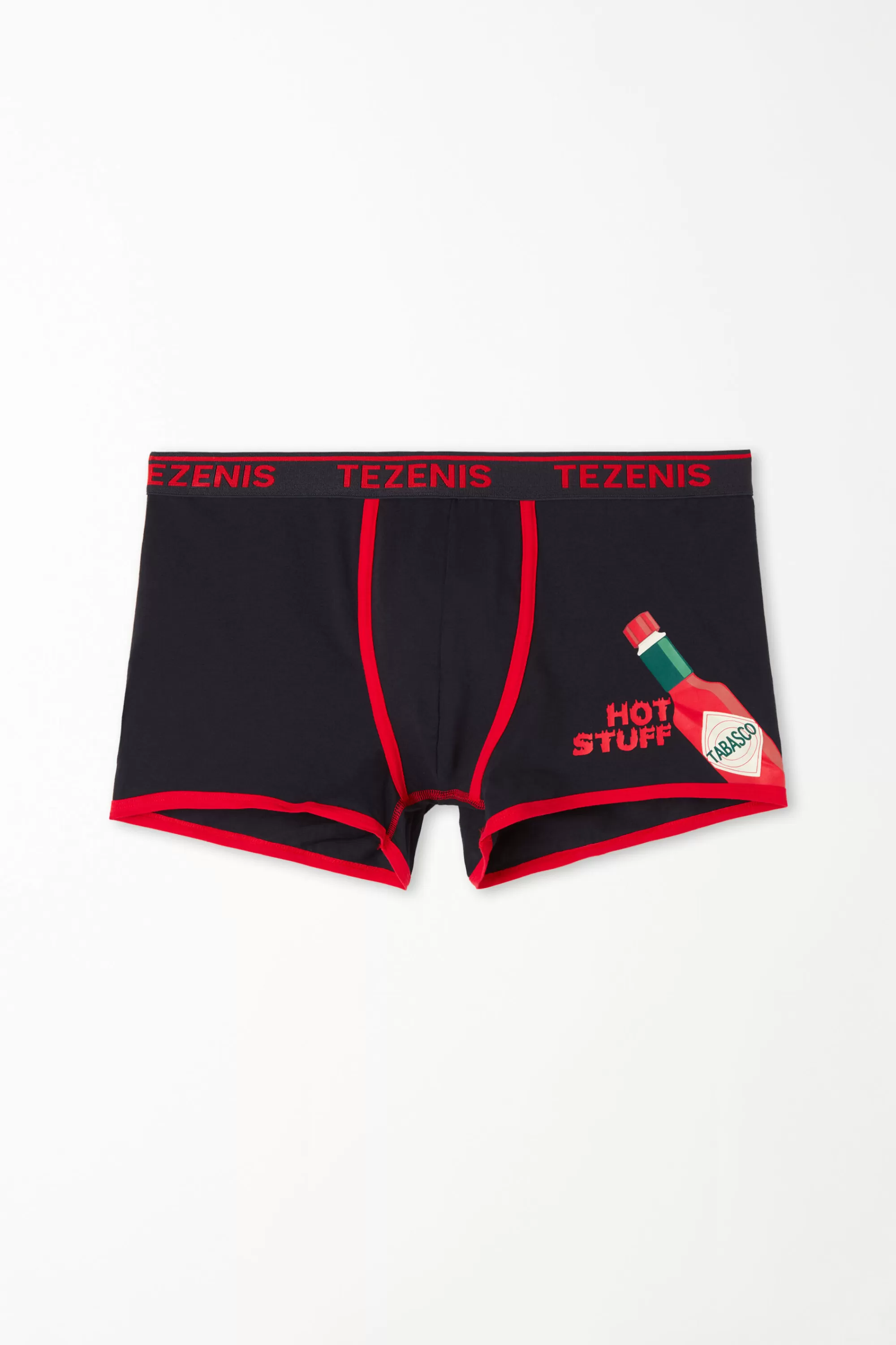 Flash Sale Boxer In Cotone Stampato Bordi A Contrasto Con Logo - Boxer - Uomo | Boxer