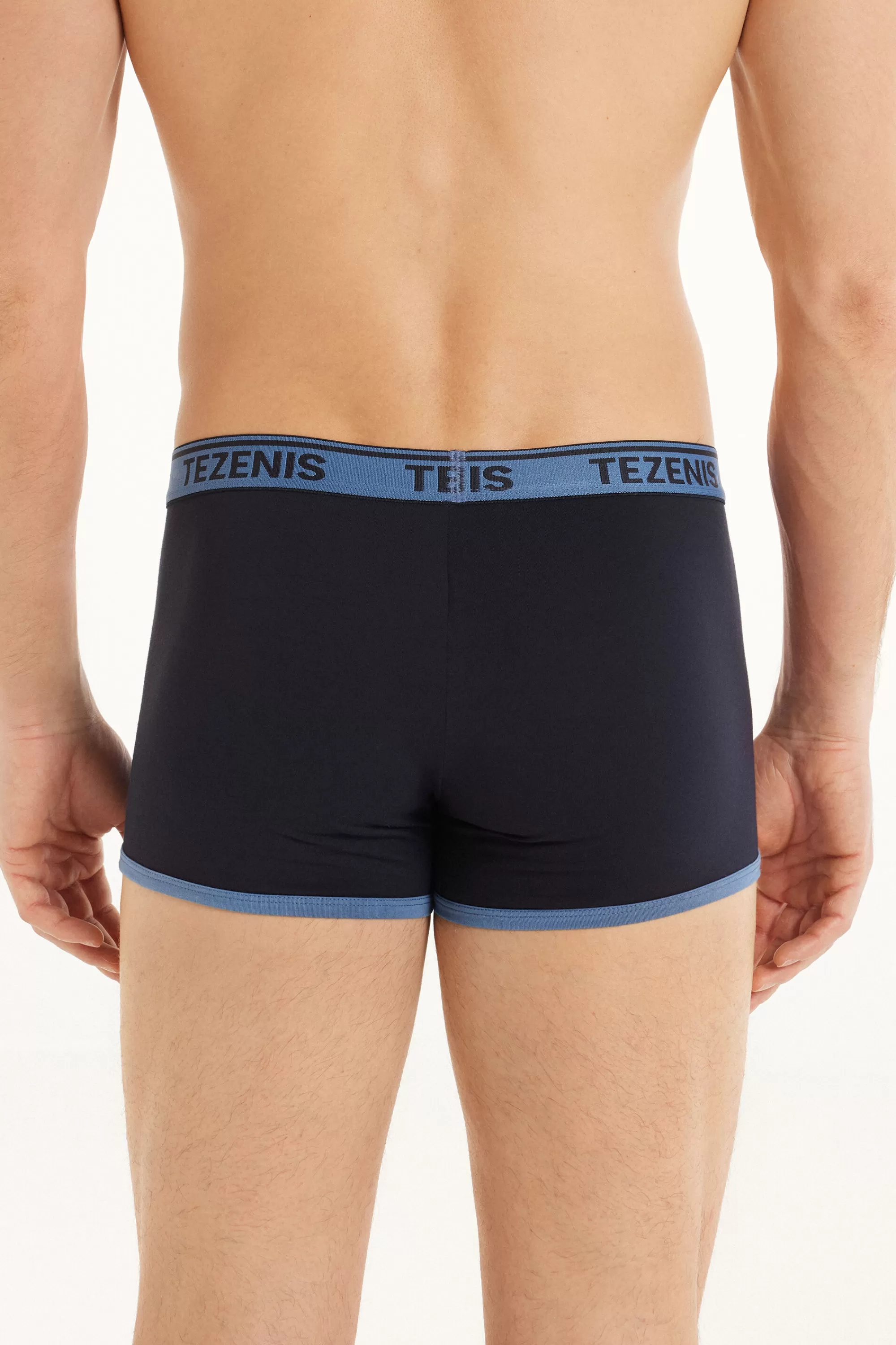 Best Boxer In Cotone Stampato Bordi A Contrasto Con Logo - Boxer - Uomo | Boxer