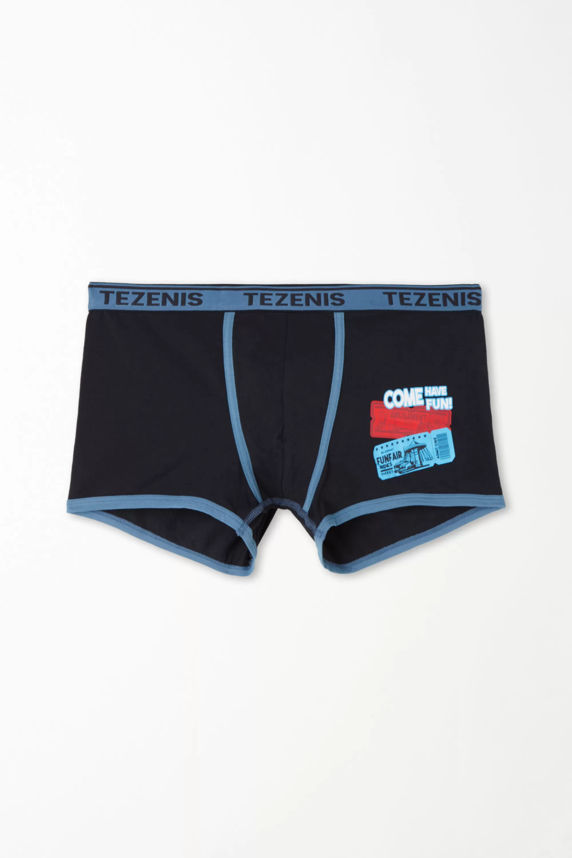 Best Boxer In Cotone Stampato Bordi A Contrasto Con Logo - Boxer - Uomo | Boxer