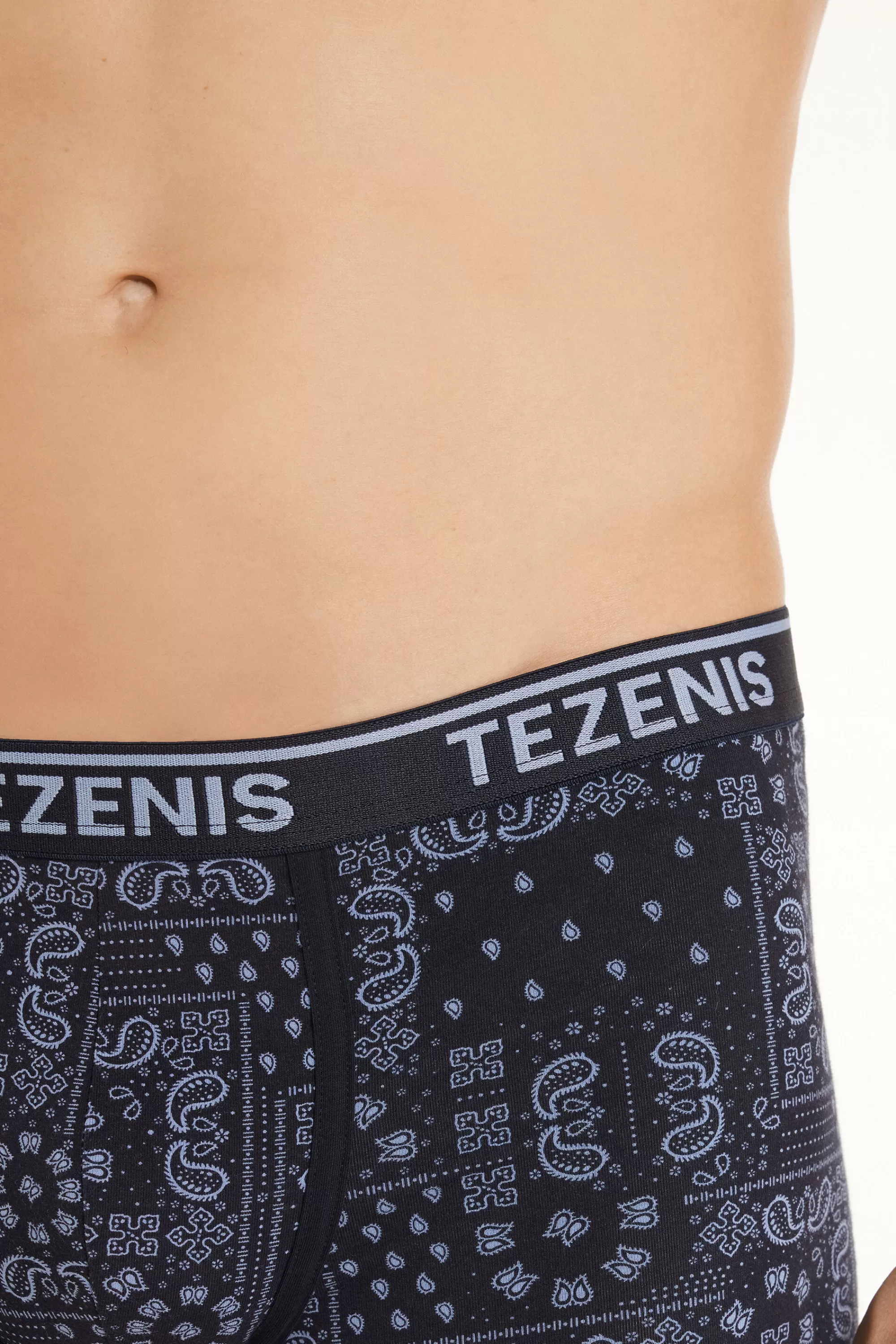 Cheap Boxer In Cotone Stampato Bordi A Contrasto Con Logo - Boxer - Uomo | Boxer