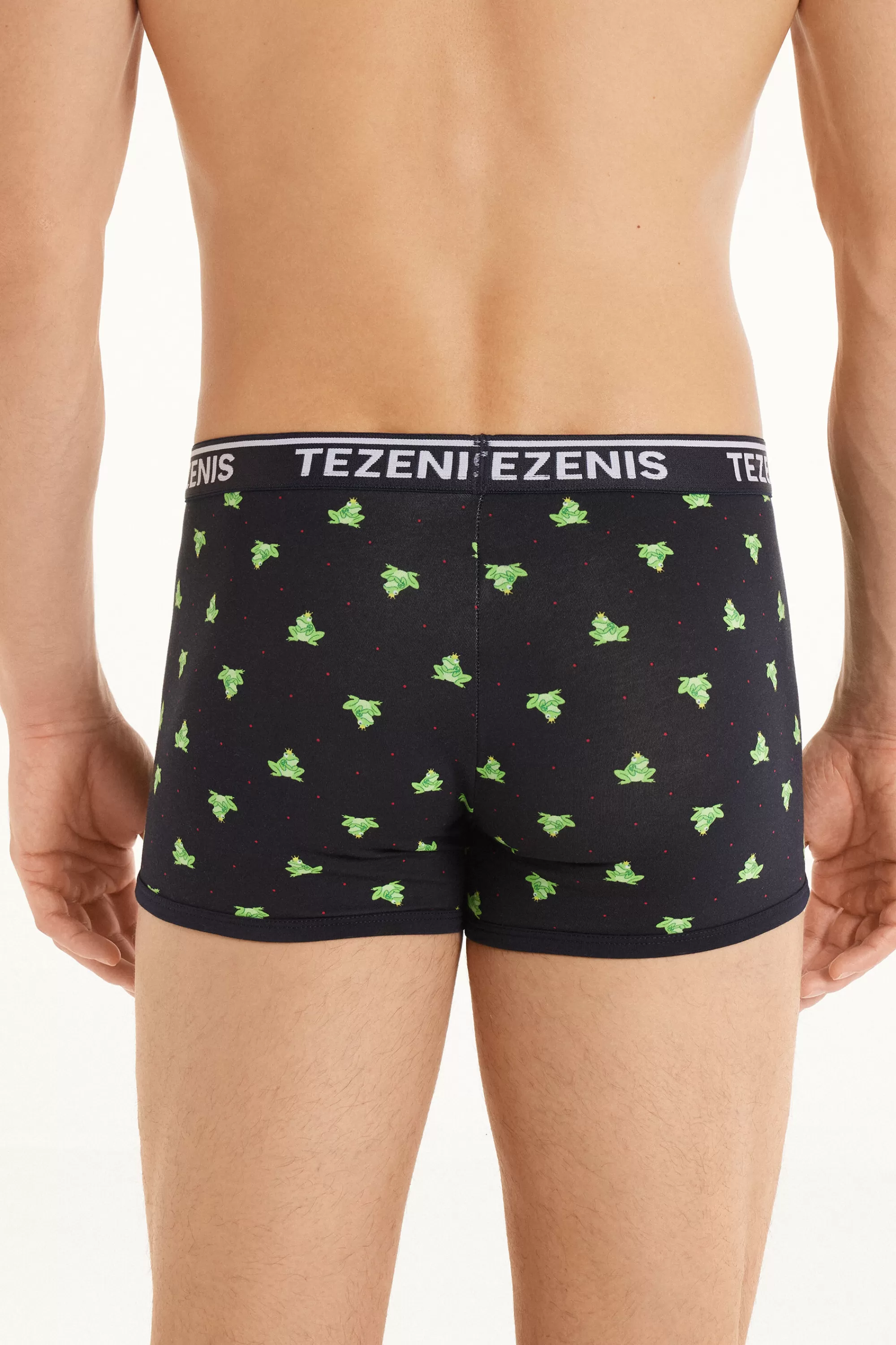 Best Boxer In Cotone Stampato Bordi A Contrasto Con Logo - Boxer - Uomo | Boxer