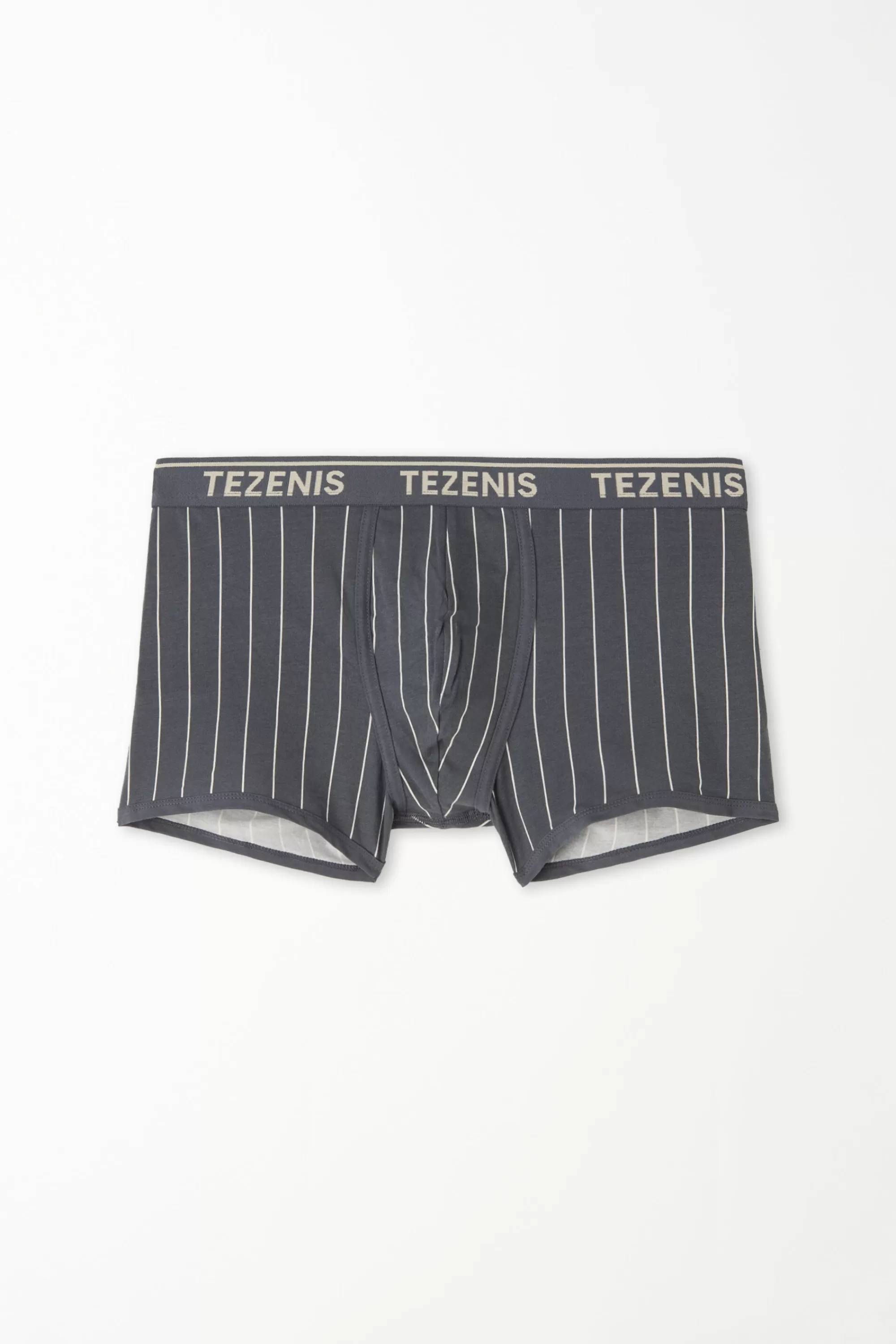Store Boxer In Cotone Stampato Bordi A Contrasto Con Logo - Boxer - Uomo | Boxer
