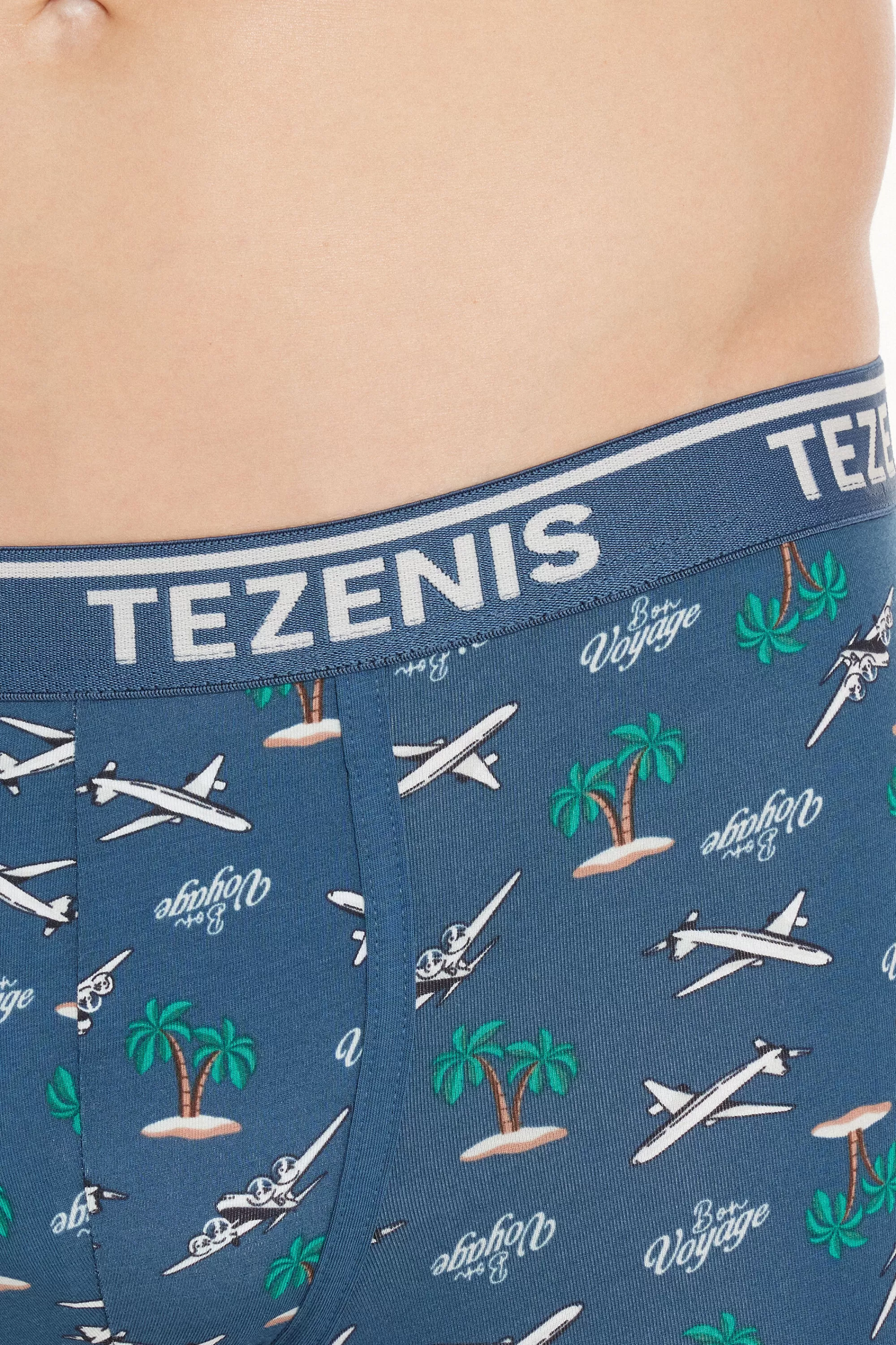 Best Sale Boxer In Cotone Stampato Bordi A Contrasto Con Logo - Boxer - Uomo | Boxer