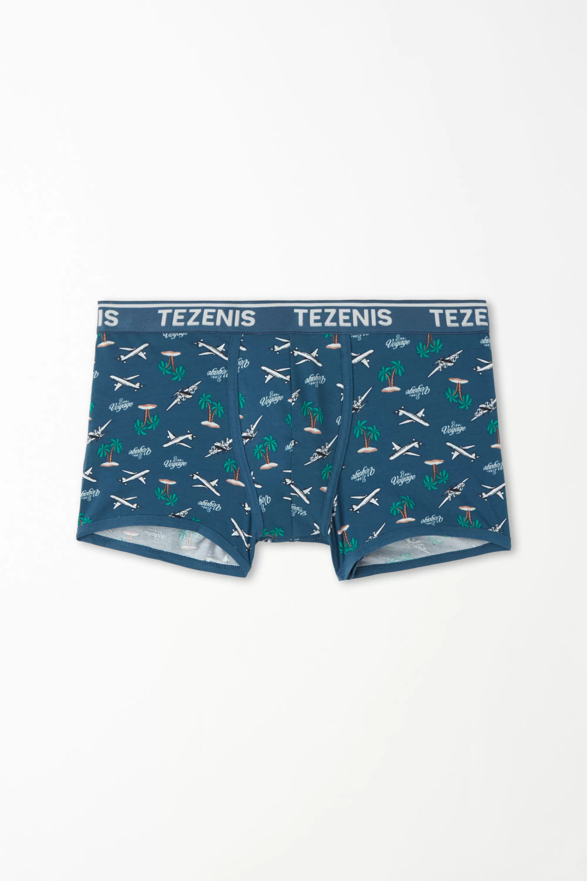 Best Sale Boxer In Cotone Stampato Bordi A Contrasto Con Logo - Boxer - Uomo | Boxer