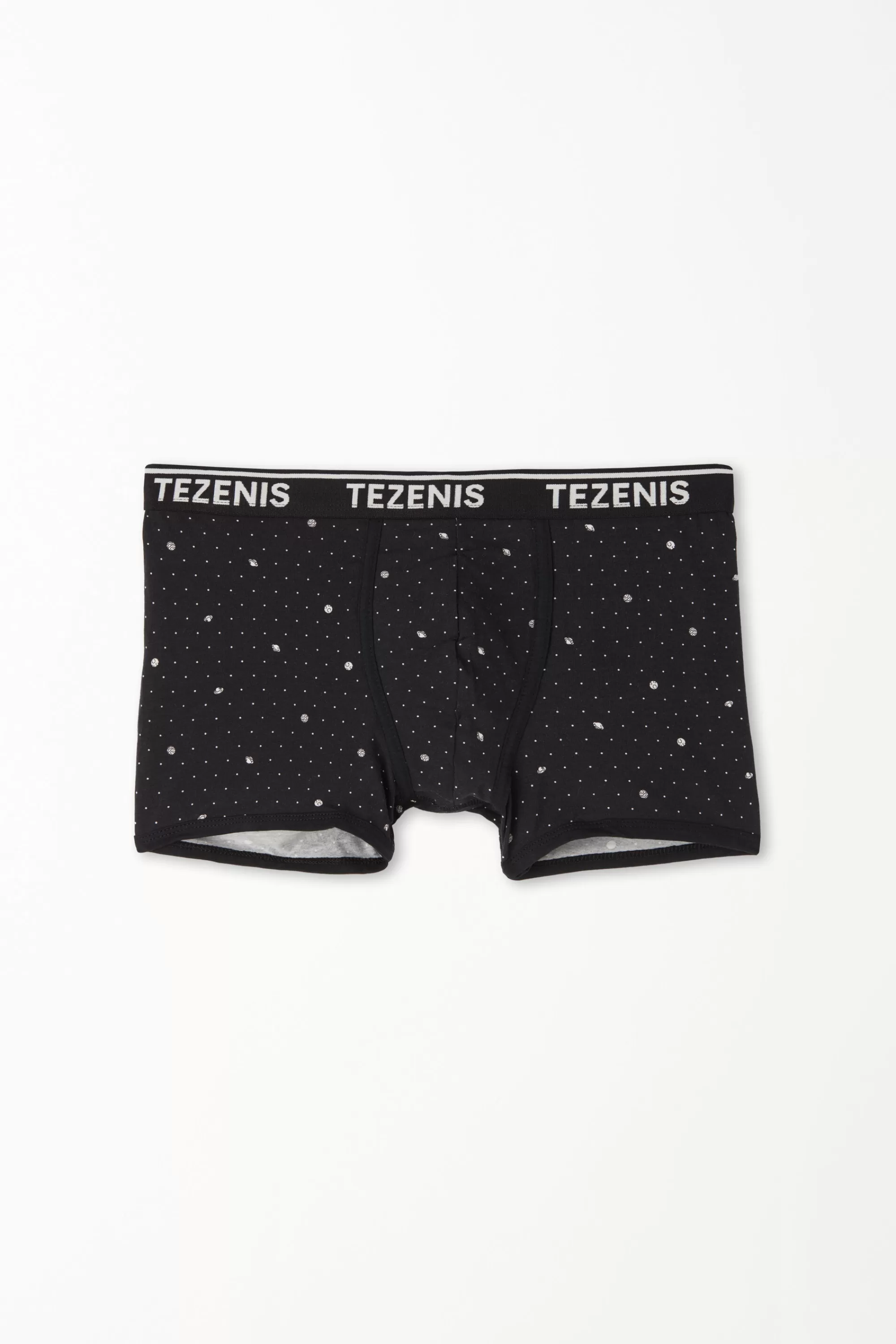 Clearance Boxer In Cotone Stampato Bordi A Contrasto Con Logo - Boxer - Uomo | Boxer
