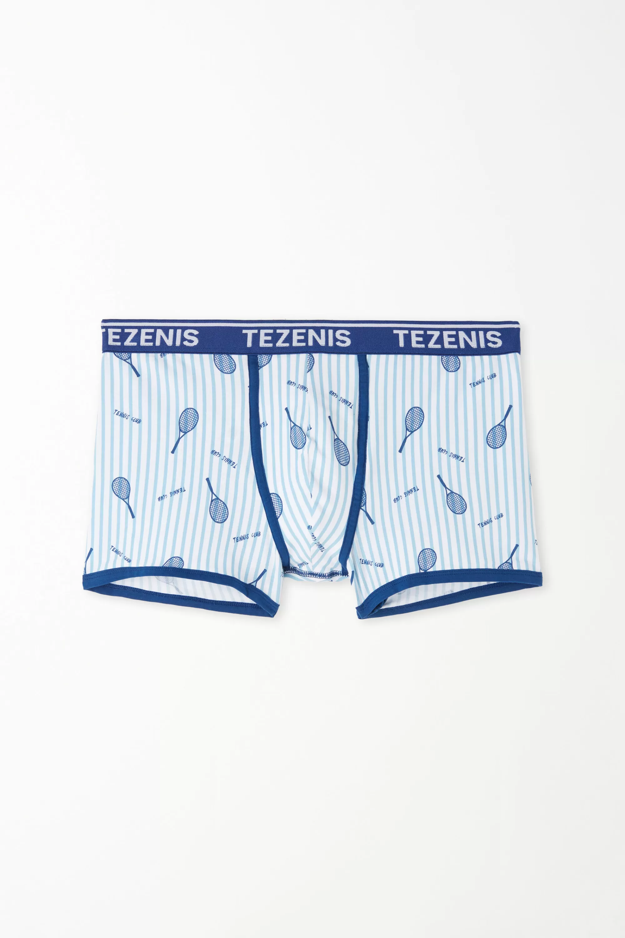 Sale Boxer In Cotone Stampato Bordi A Contrasto Con Logo - Boxer - Uomo | Boxer