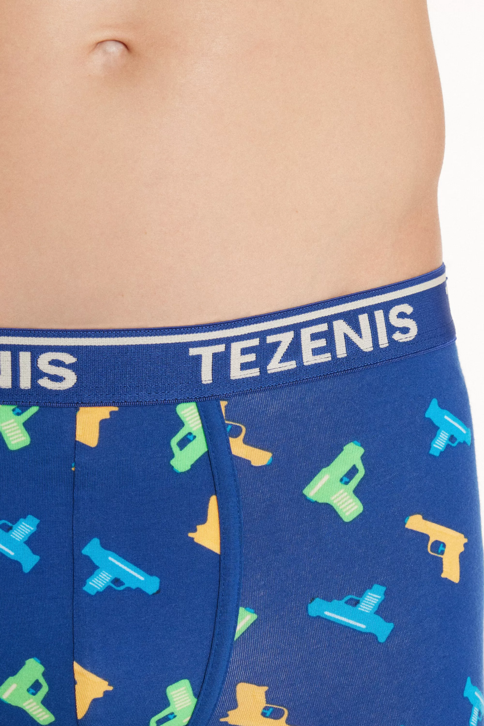 Fashion Boxer In Cotone Stampato Bordi A Contrasto Con Logo - Boxer - Uomo | Boxer