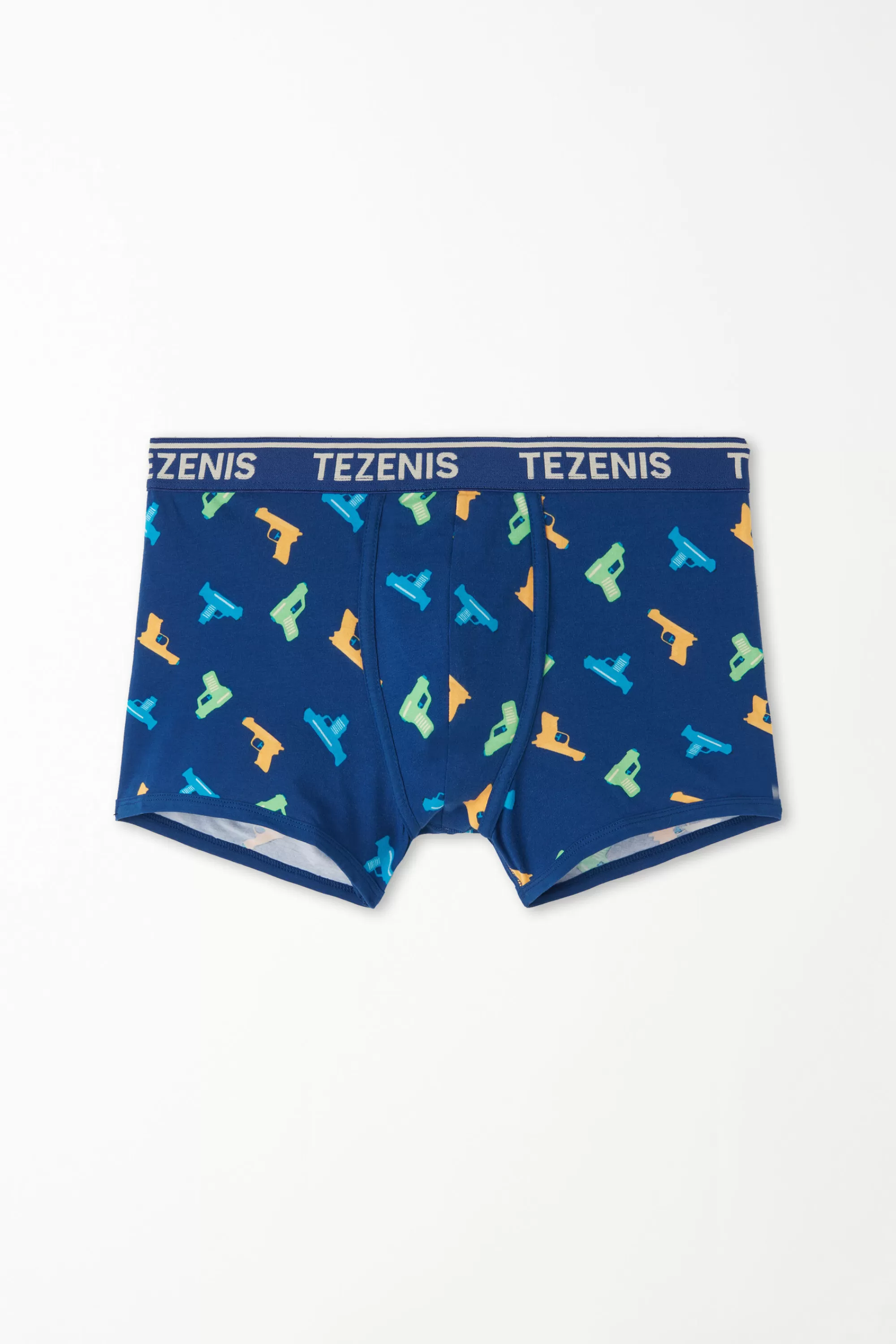 Fashion Boxer In Cotone Stampato Bordi A Contrasto Con Logo - Boxer - Uomo | Boxer