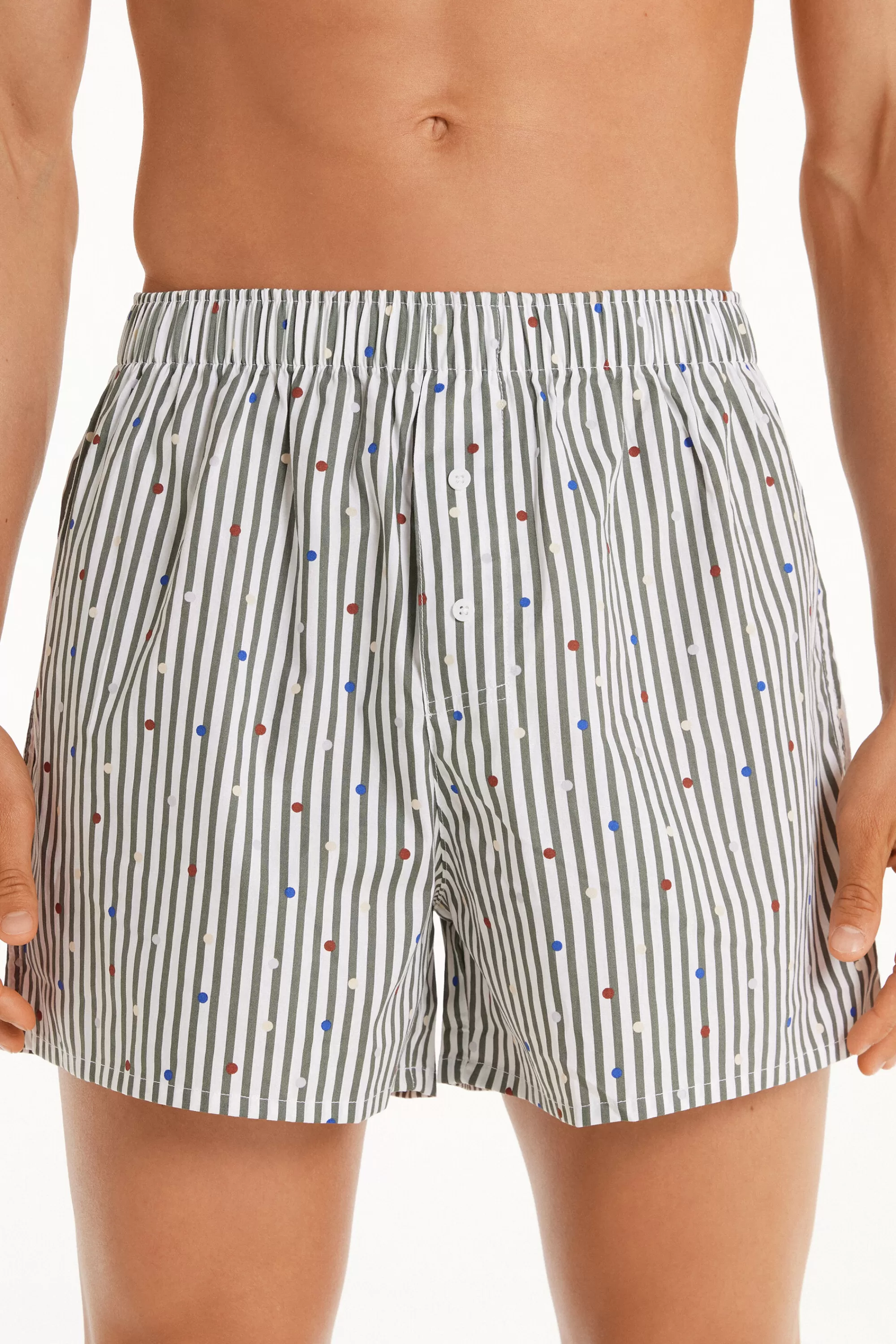 Cheap Boxer In Tela Di Cotone Fantasia - Boxer - Uomo | Boxer