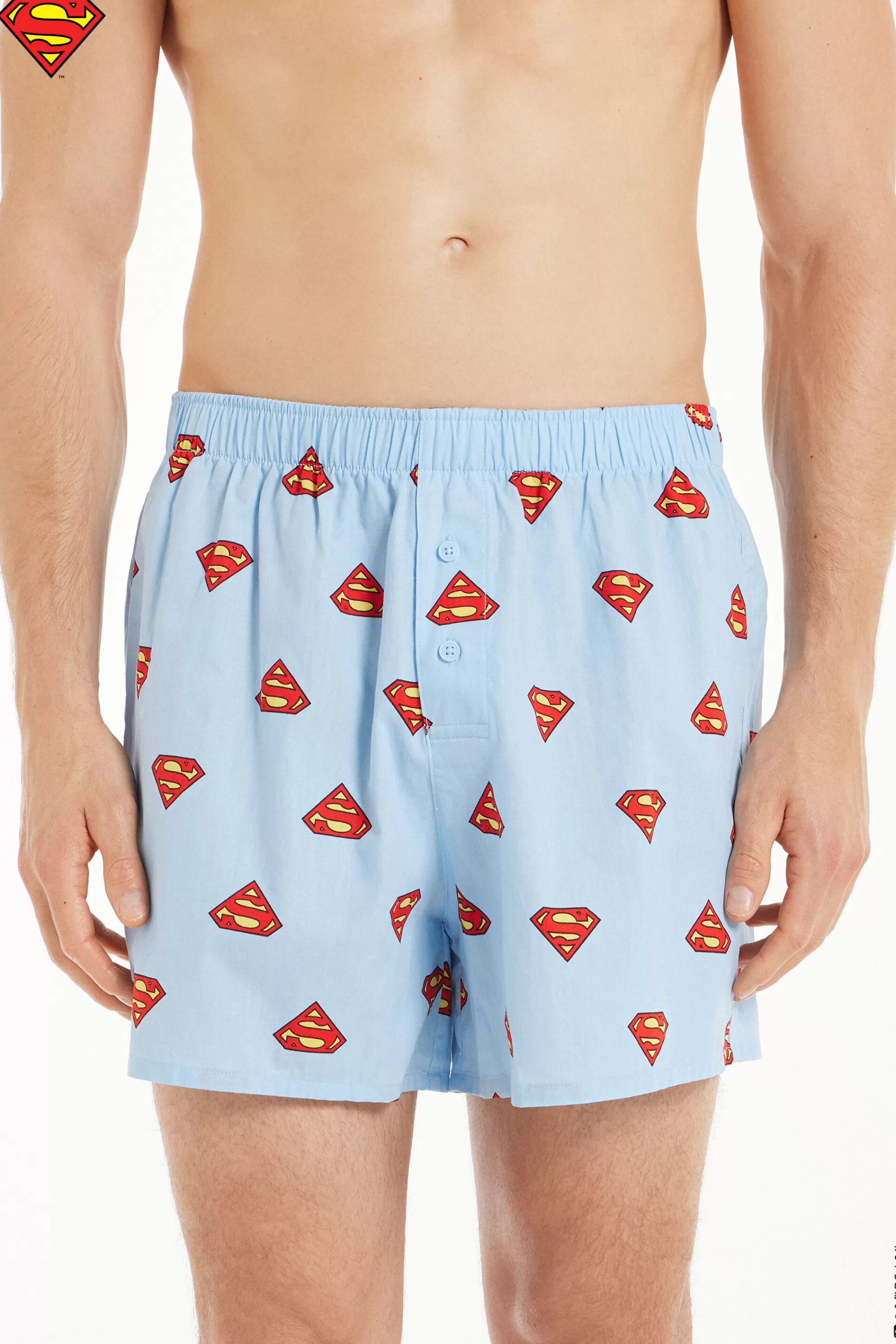 Cheap Boxer In Tela Di Cotone Stampa Superman - Boxer - Uomo | Boxer