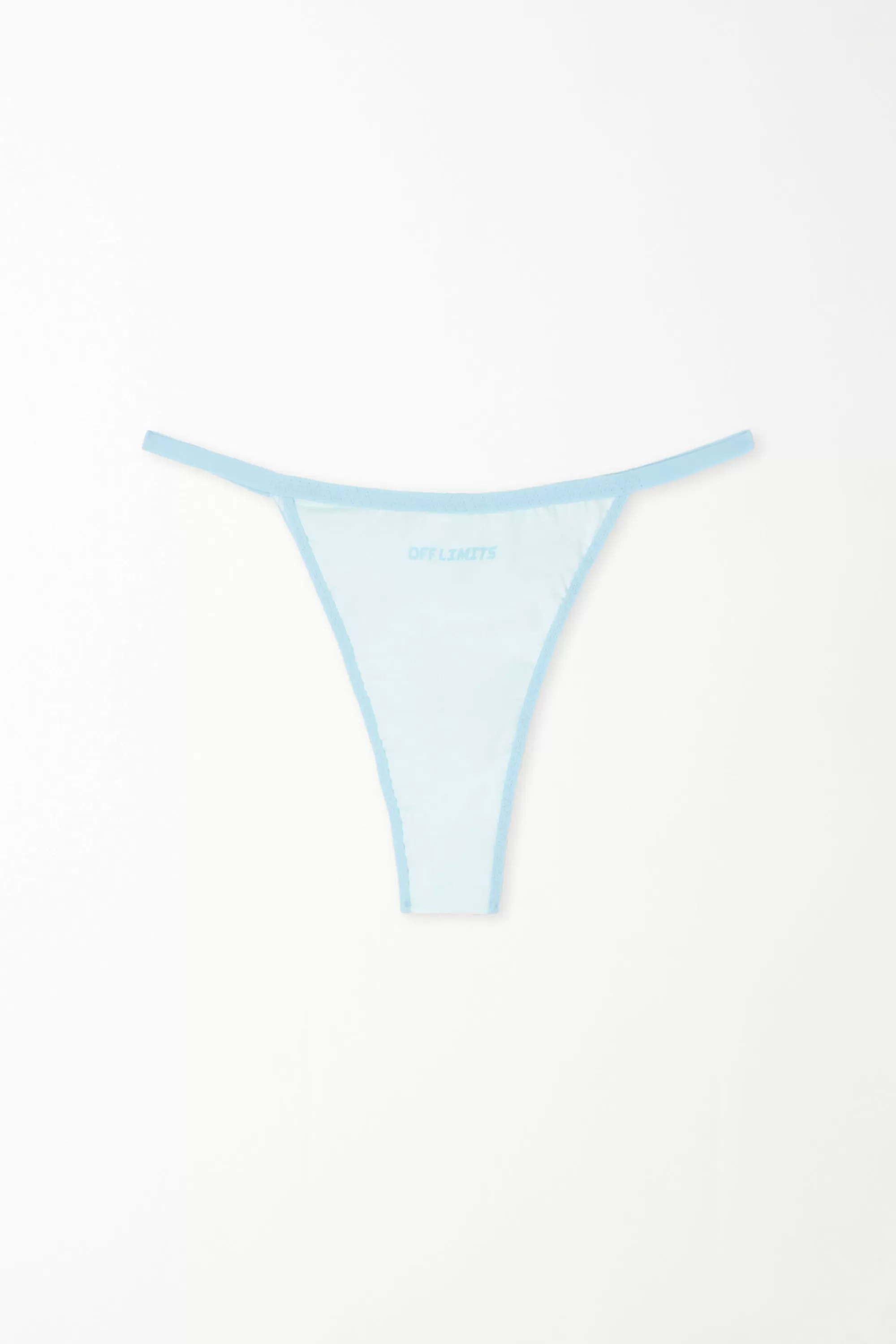 Fashion Brasiliano Con Fianchetto Tanga In Cotone Con Stampa - Brasiliana - Donna | Slip