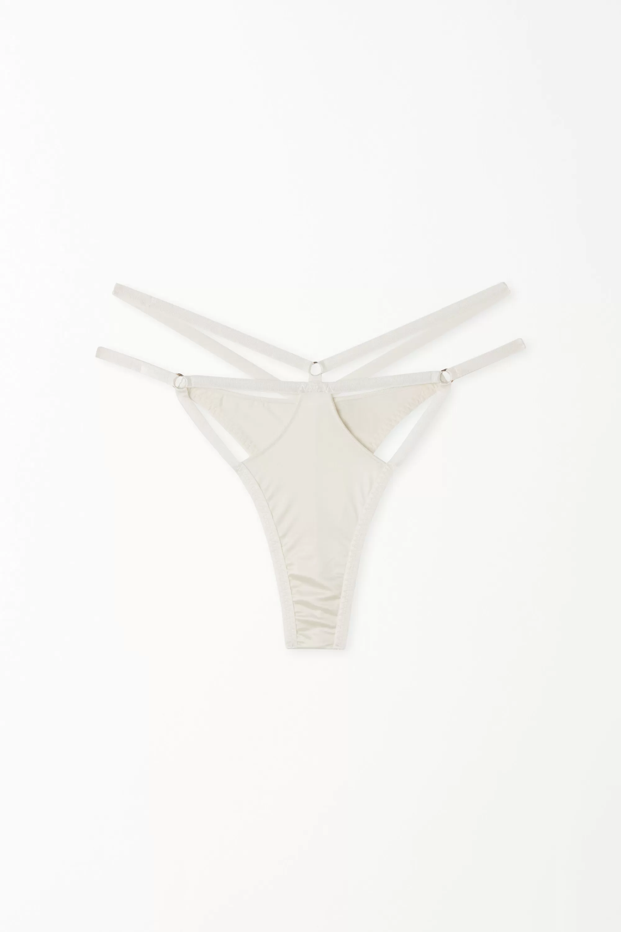 Fashion Brasiliano Con Fianchetto Tanga In Microfibra Lucida - Brasiliana - Donna | Slip