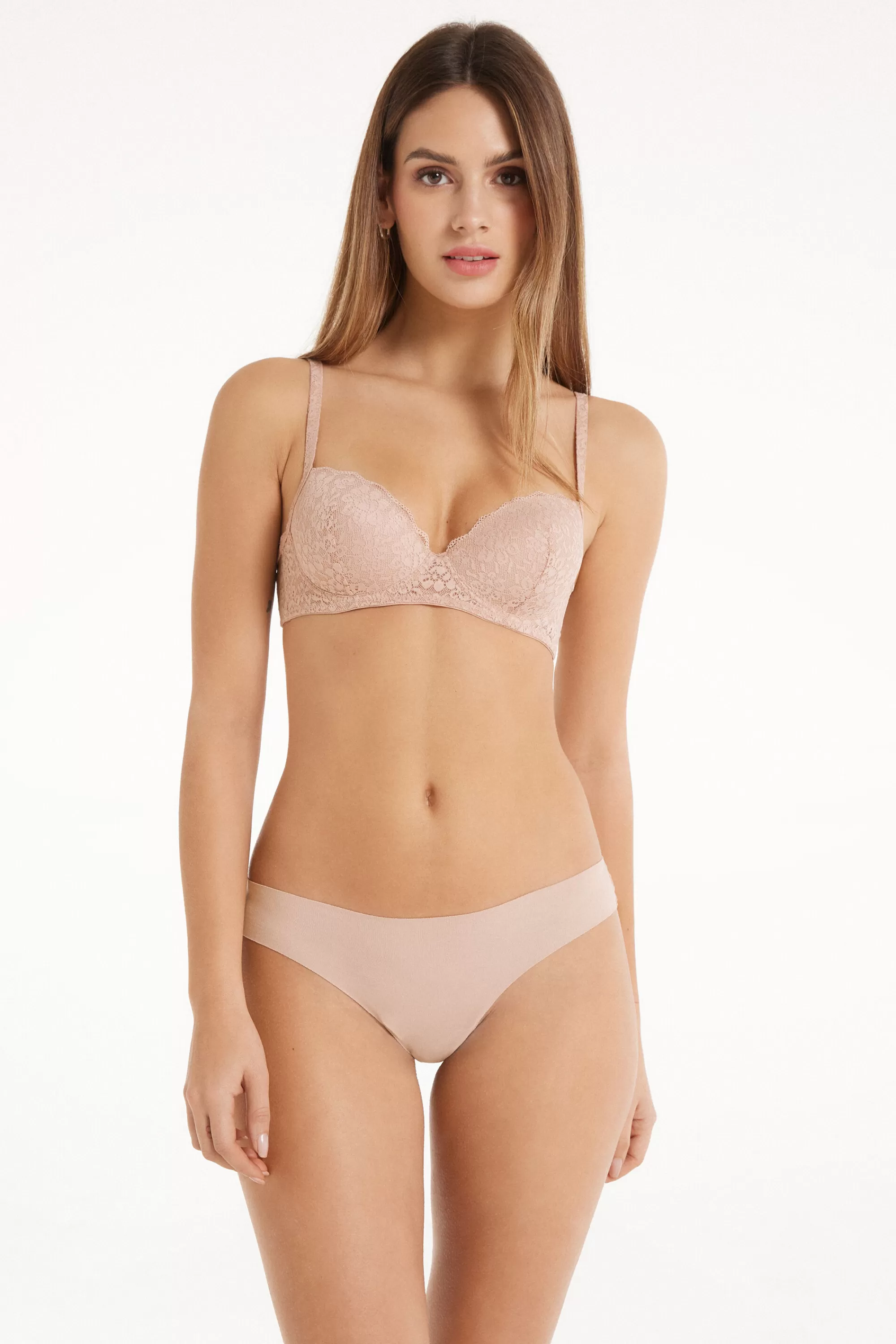 Fashion Brasiliano In Cotone Taglio Vivo E Pizzo Riciclato - Brasiliana - Donna | Completi intimi | Slip