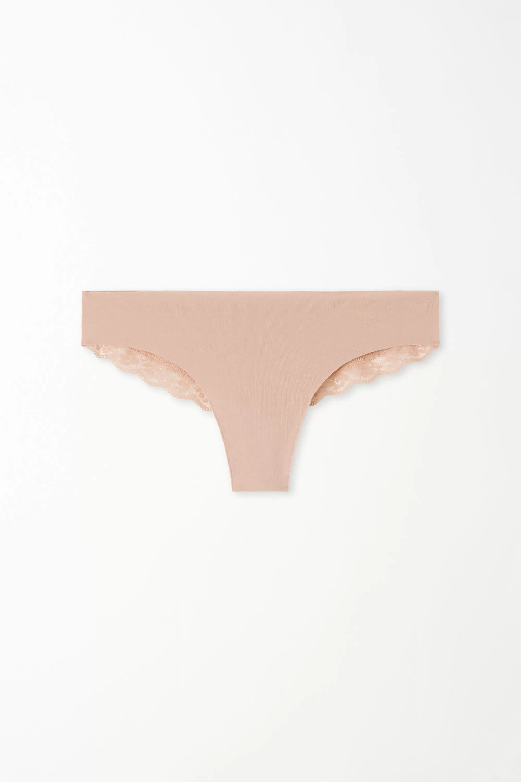 Fashion Brasiliano In Cotone Taglio Vivo E Pizzo Riciclato - Brasiliana - Donna | Completi intimi | Slip