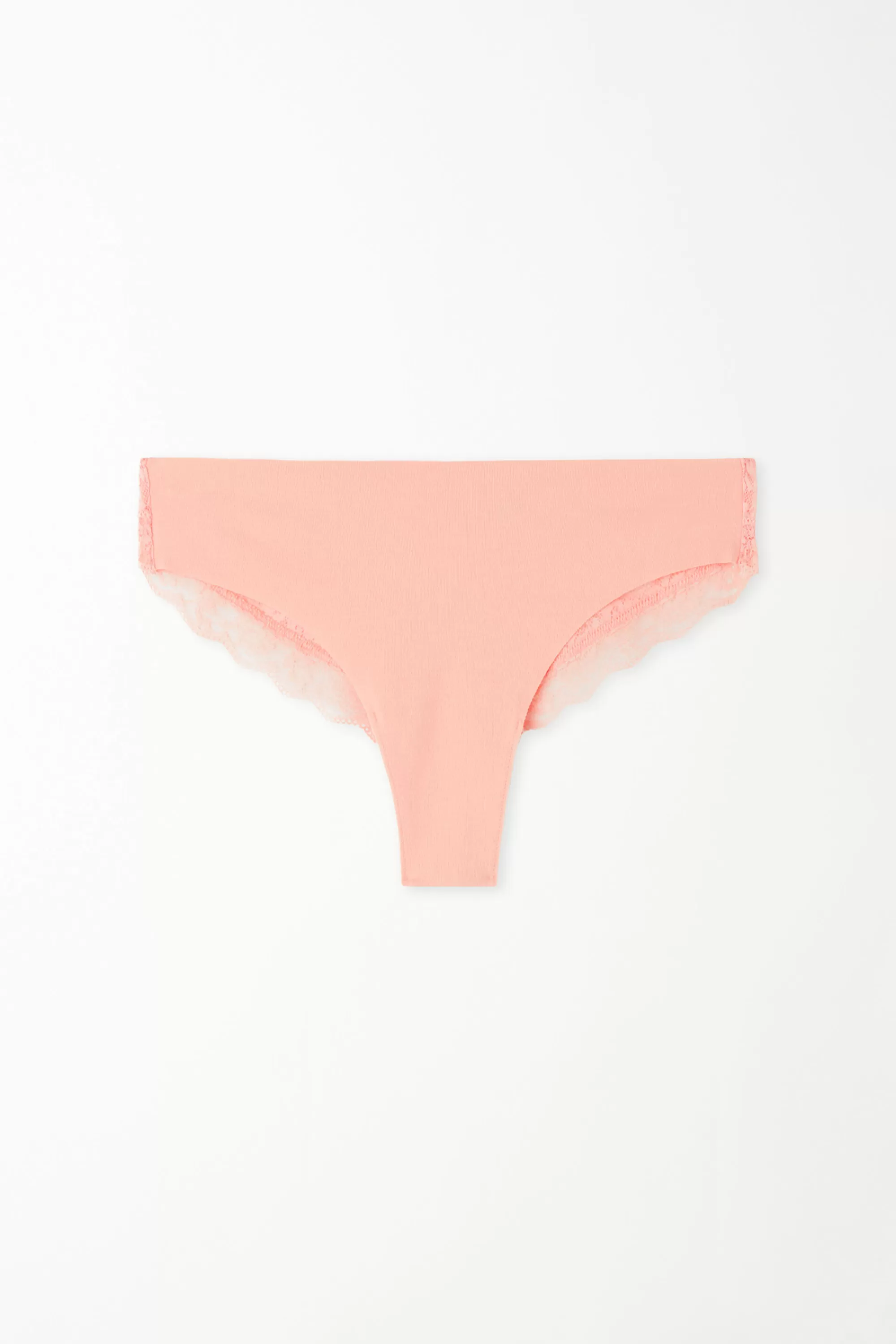 Best Sale Brasiliano In Cotone Taglio Vivo E Pizzo Riciclato - Brasiliana - Donna | Slip