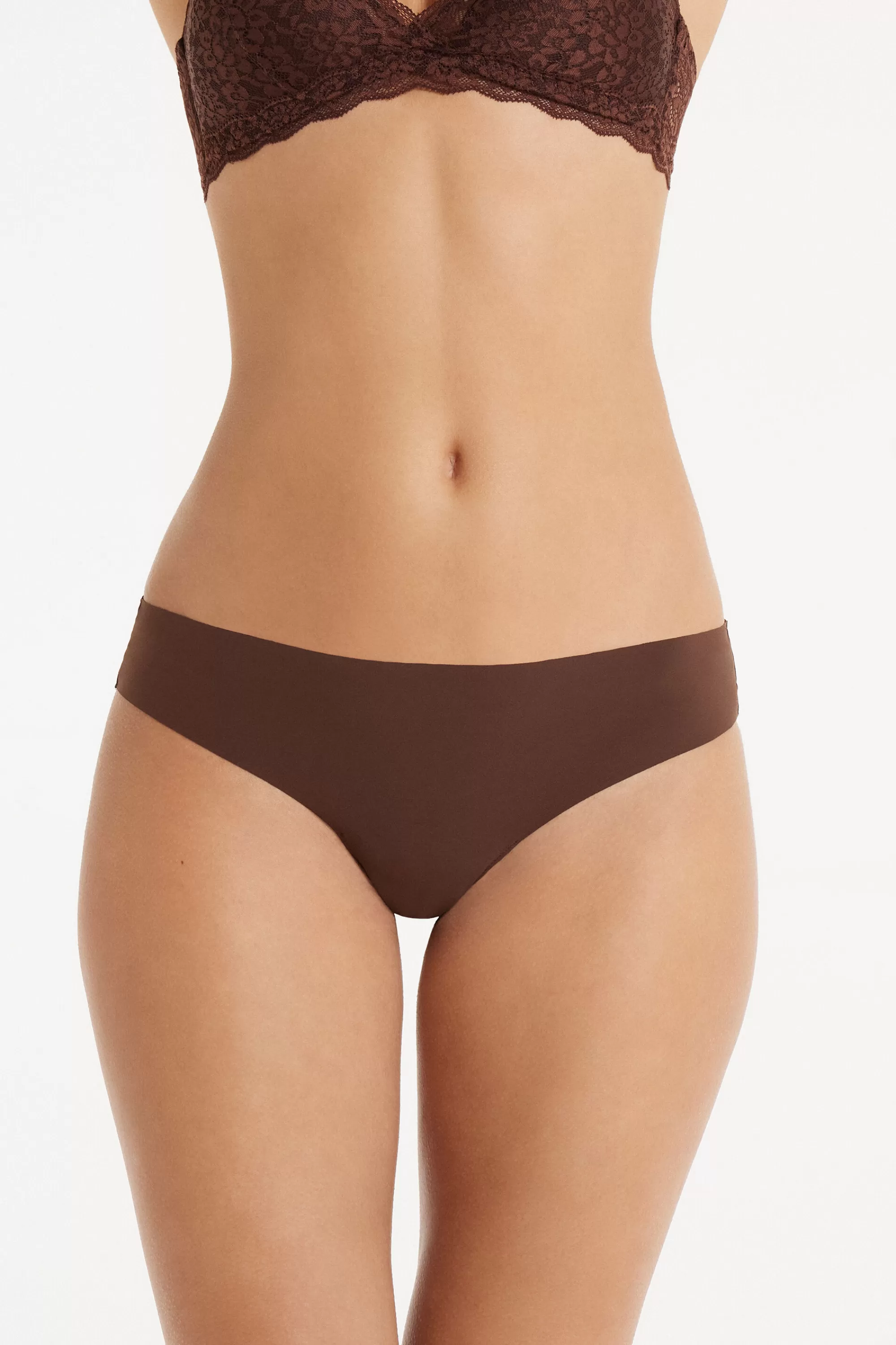 Flash Sale Brasiliano In Microfibra Taglio Vivo - Brasiliana - Donna | Completi intimi | Slip