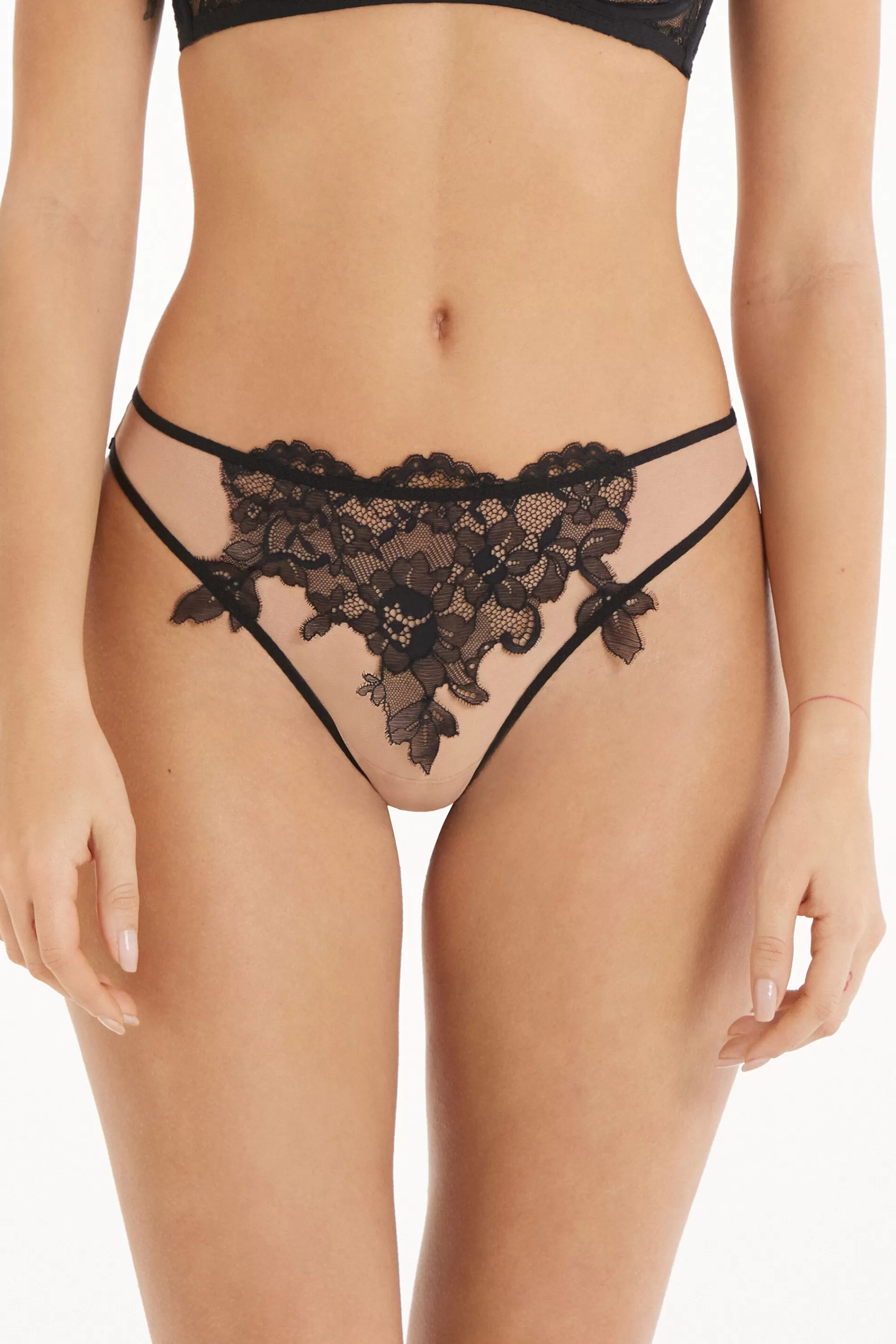 Outlet Brasiliano Parisienne Lace - Brasiliana - Donna | Completi intimi | Slip