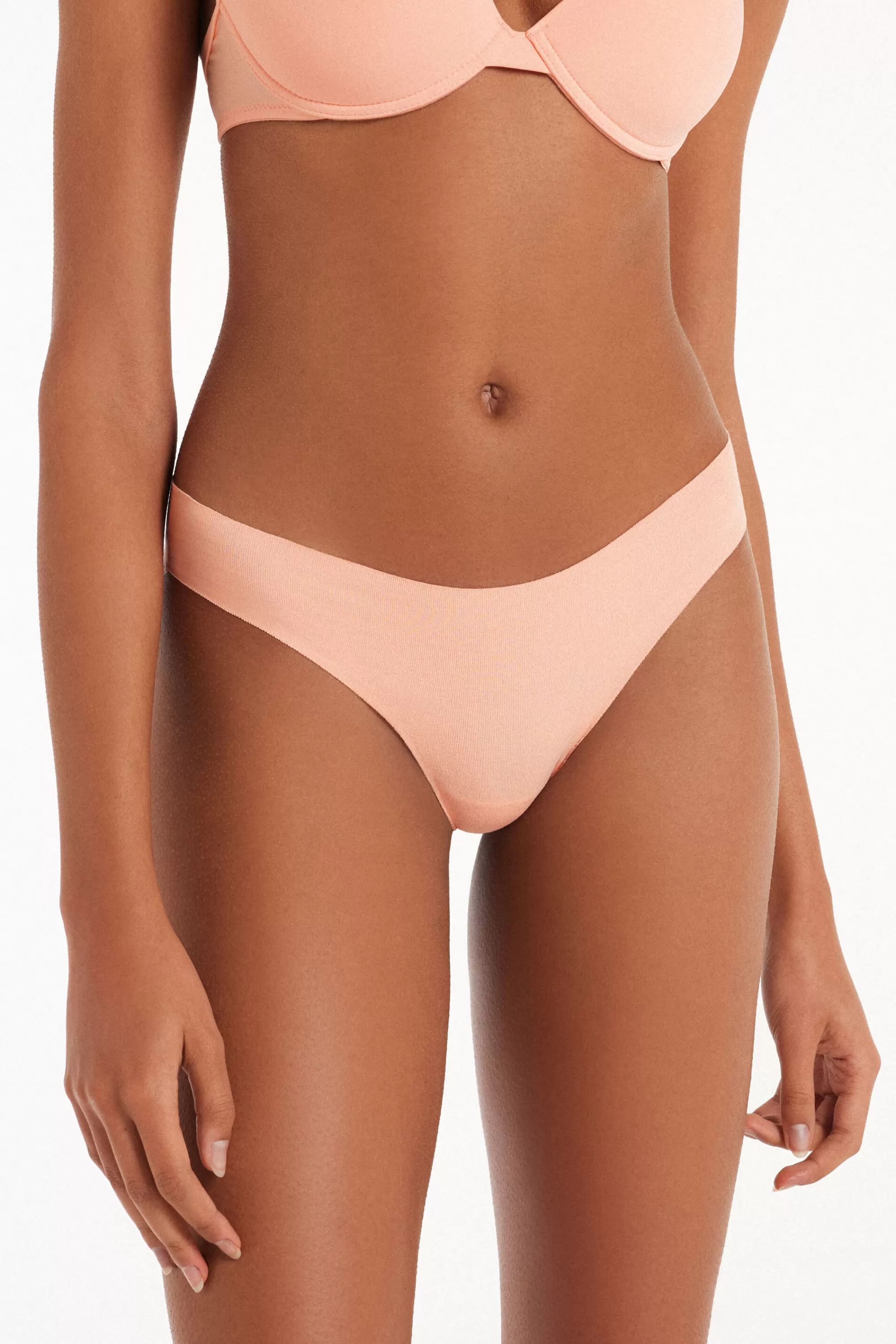 Online Brasiliano Senza Cuciture In Cotone - Brasiliana - Donna | Completi intimi | Slip