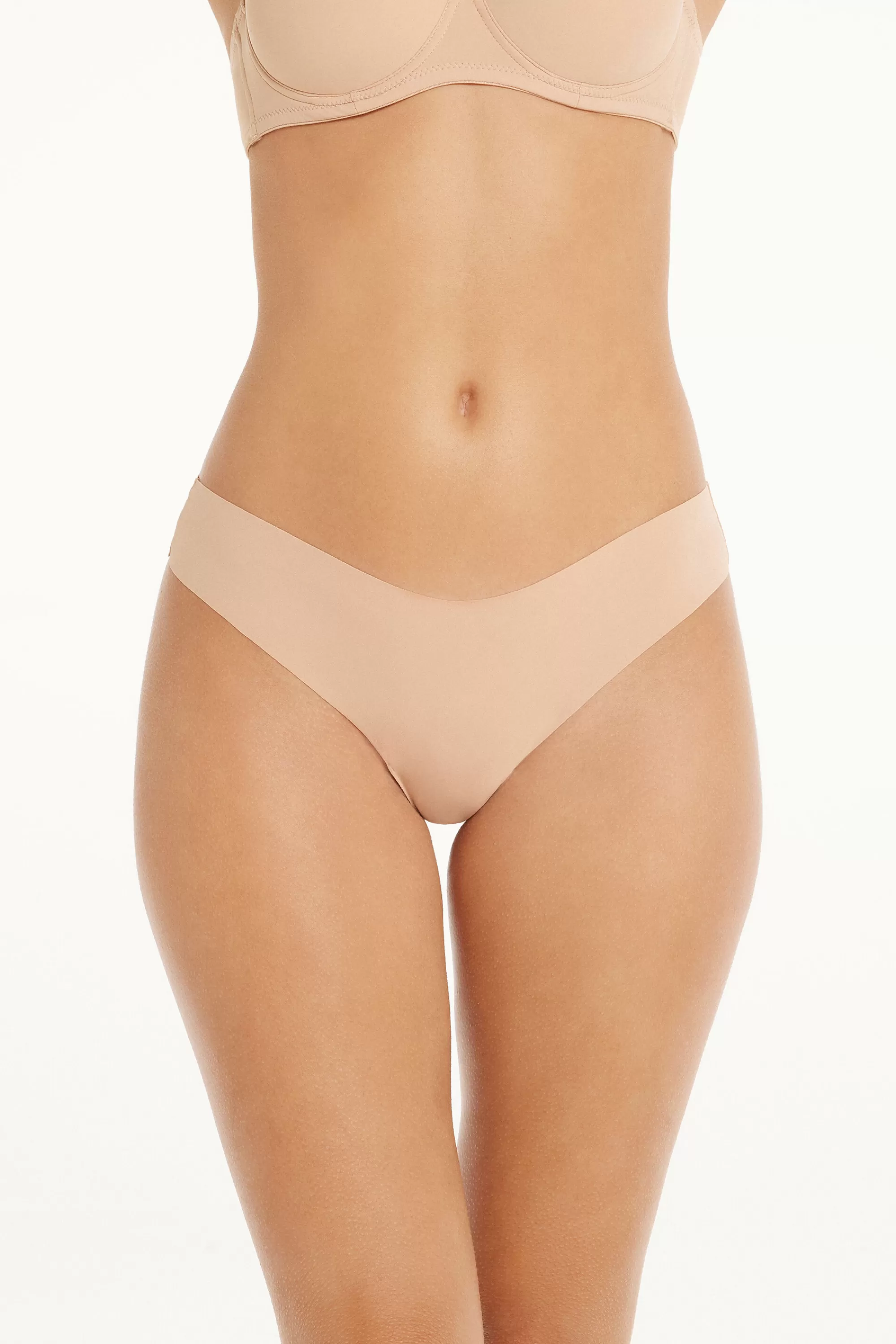 Fashion Brasiliano Sgambato In Microfibra Taglio Vivo - Brasiliana - Donna | Invisibile | Completi intimi