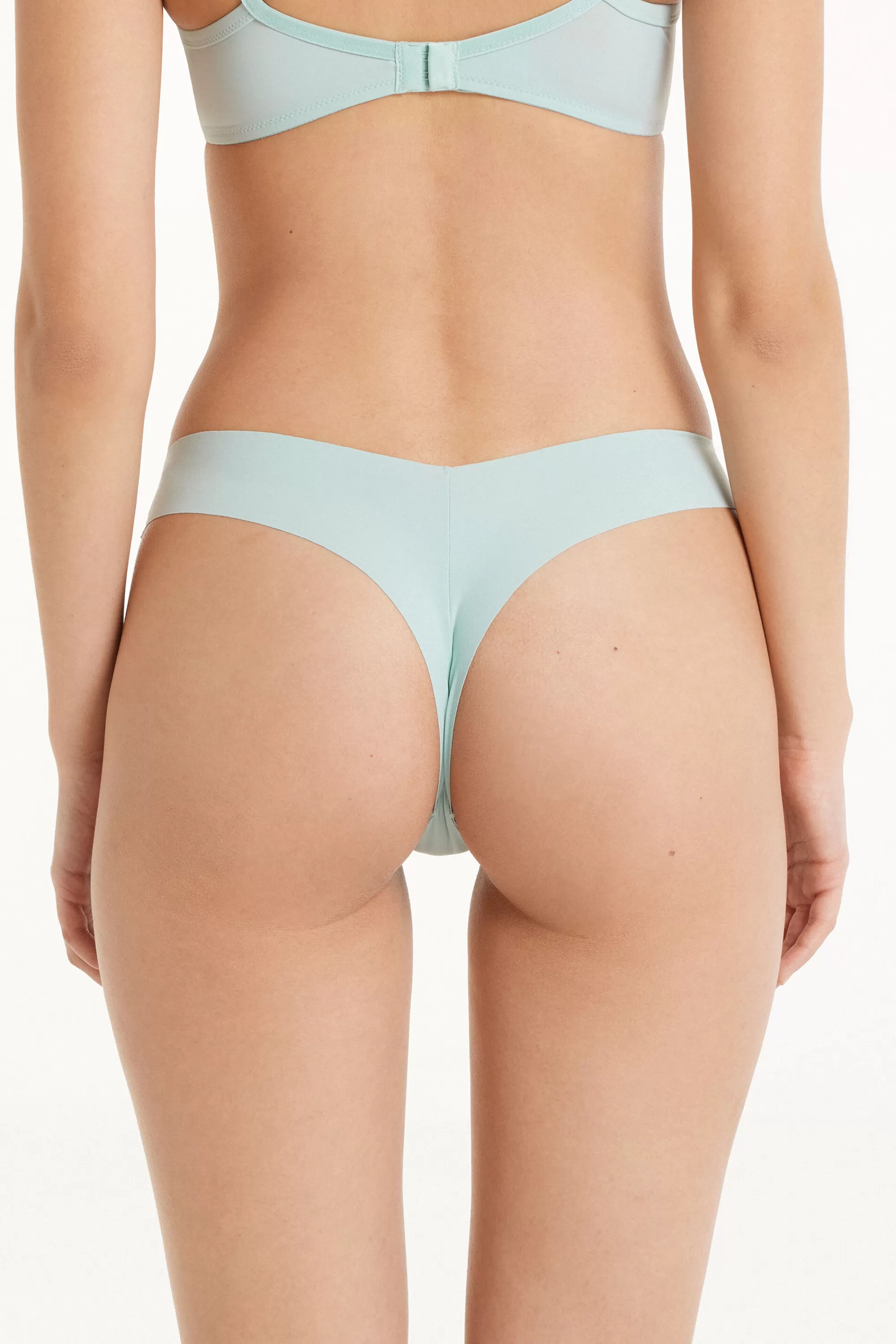 Shop Brasiliano Sgambato In Microfibra Taglio Vivo - Brasiliana - Donna | Slip