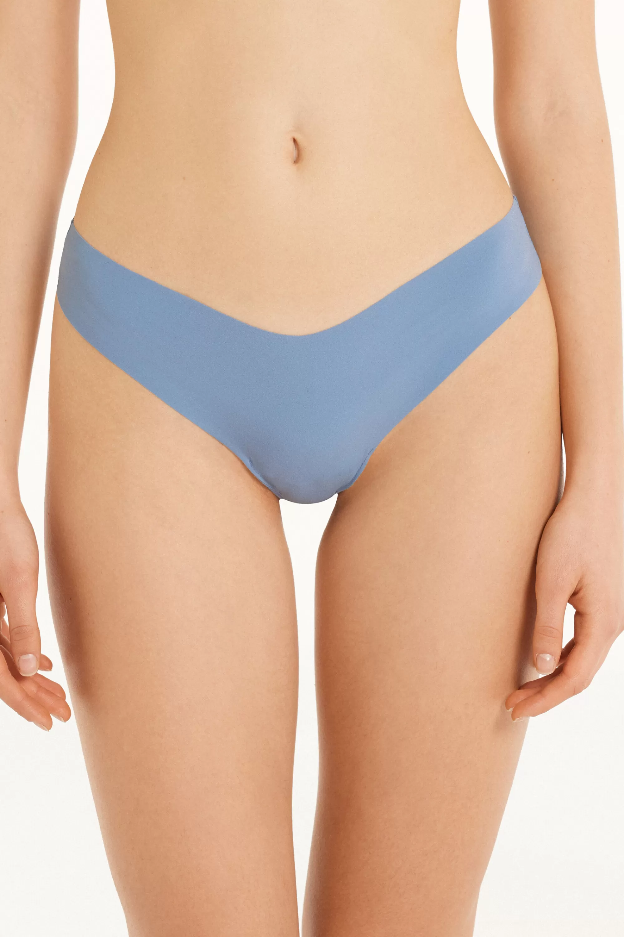 Hot Brasiliano Sgambato In Microfibra Taglio Vivo - Brasiliana - Donna | Slip