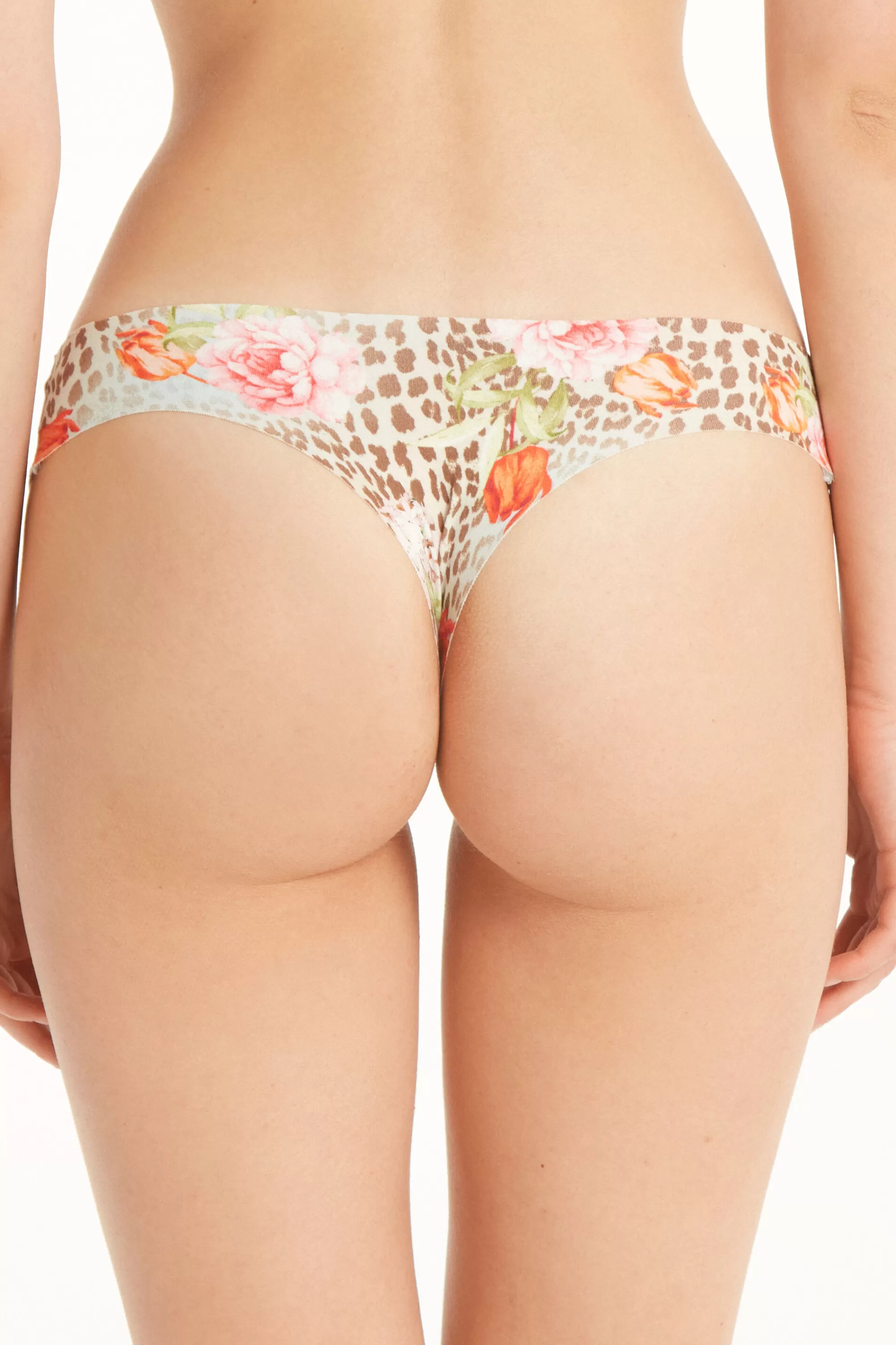 Outlet Brasiliano Taglio Vivo Stampato - Brasiliana - Donna | Completi intimi | Slip