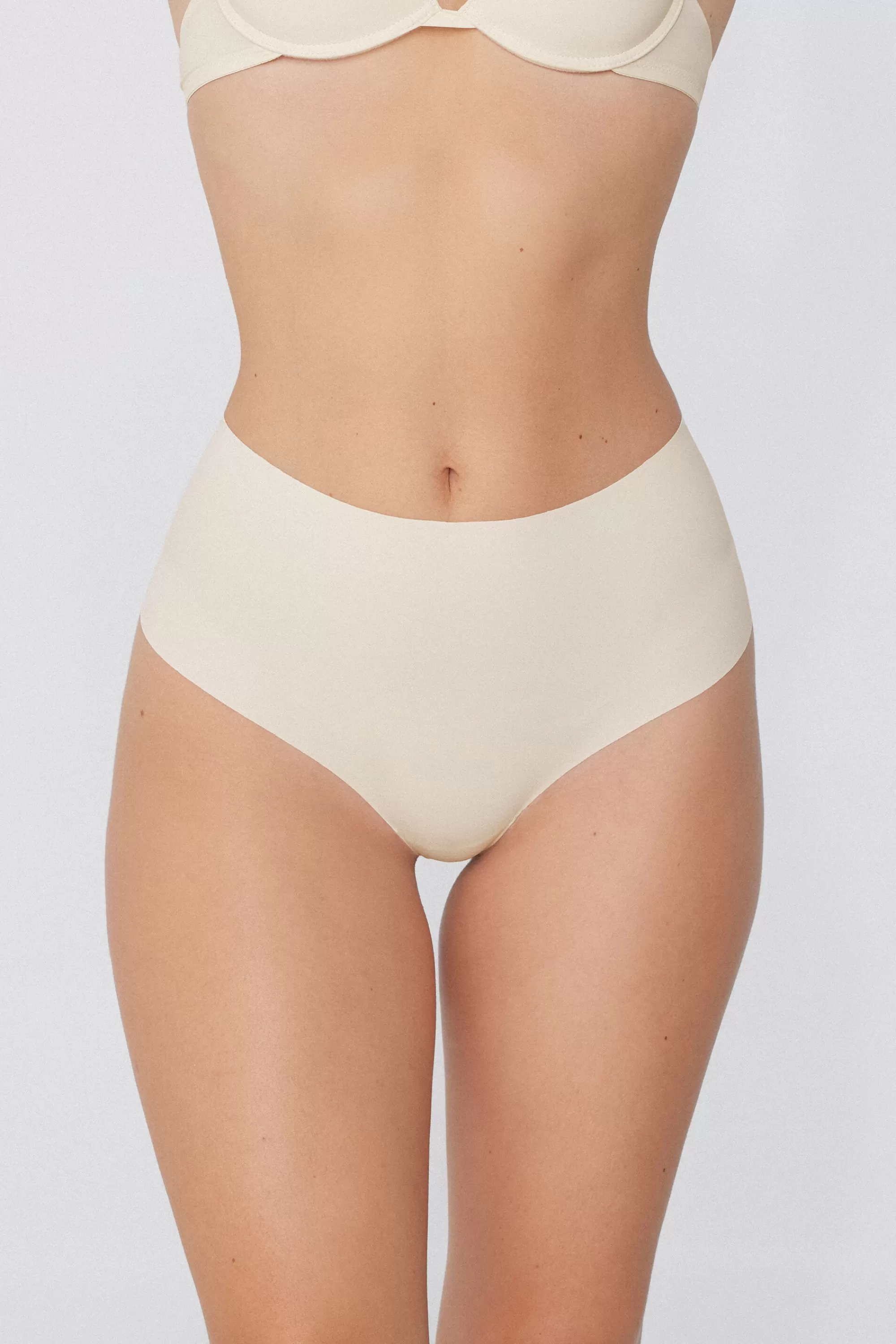 Discount Brasiliano Vita Alta Taglio Vivo Microfibra Riciclata - Brasiliana - Donna | Invisibile | Slip