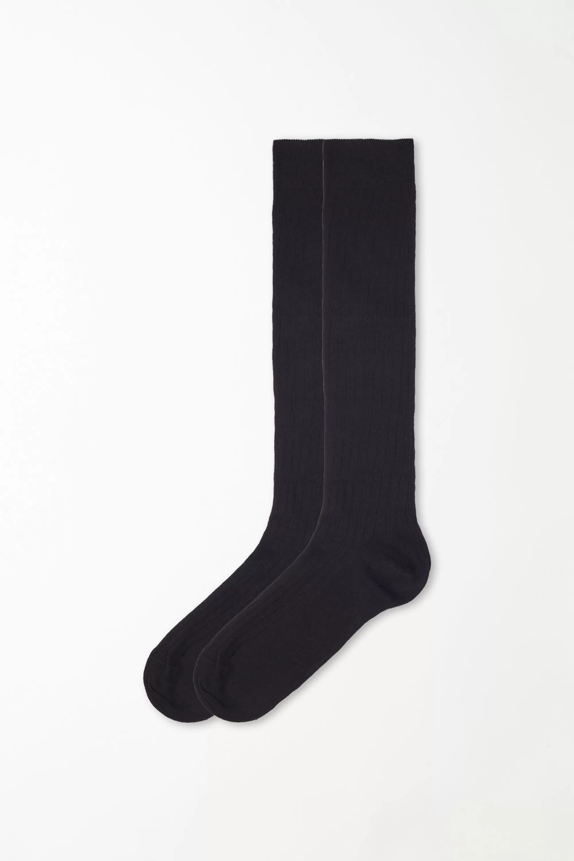 New Calzini Lunghi Uomo In Cotone A Coste - Calze Lunghe - Uomo | Calze lunghe
