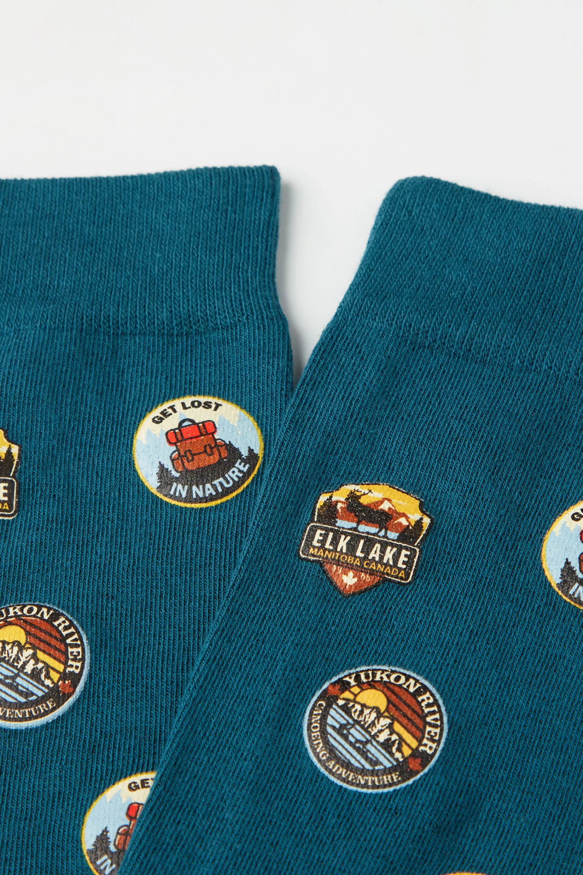 Clearance Calzini Lunghi Uomo In Cotone Con Stampa - Calze Lunghe - Uomo | Calze lunghe