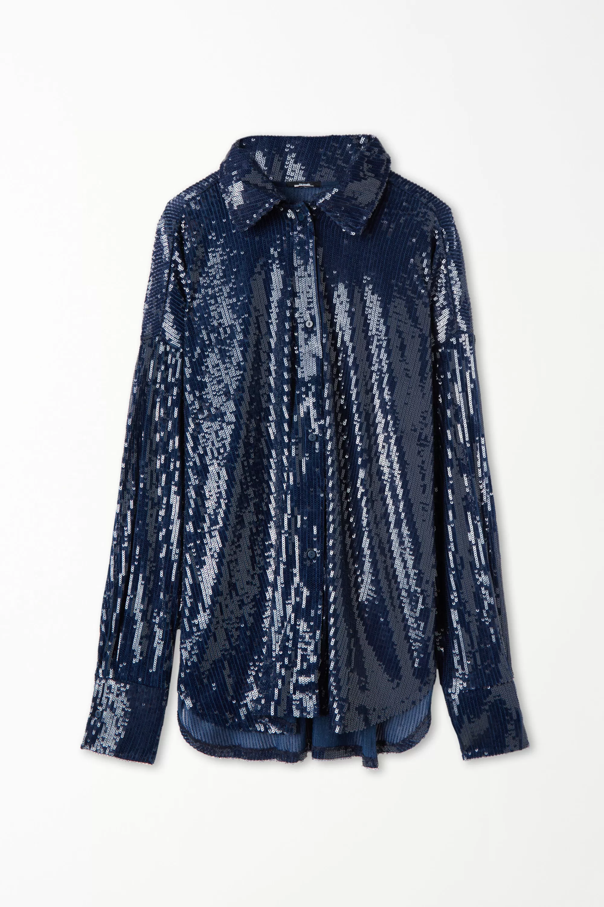 Flash Sale Camicia Manica Lunga Con Paillettes - Maglie Maniche Lunghe - Donna | Maglie maniche lunghe